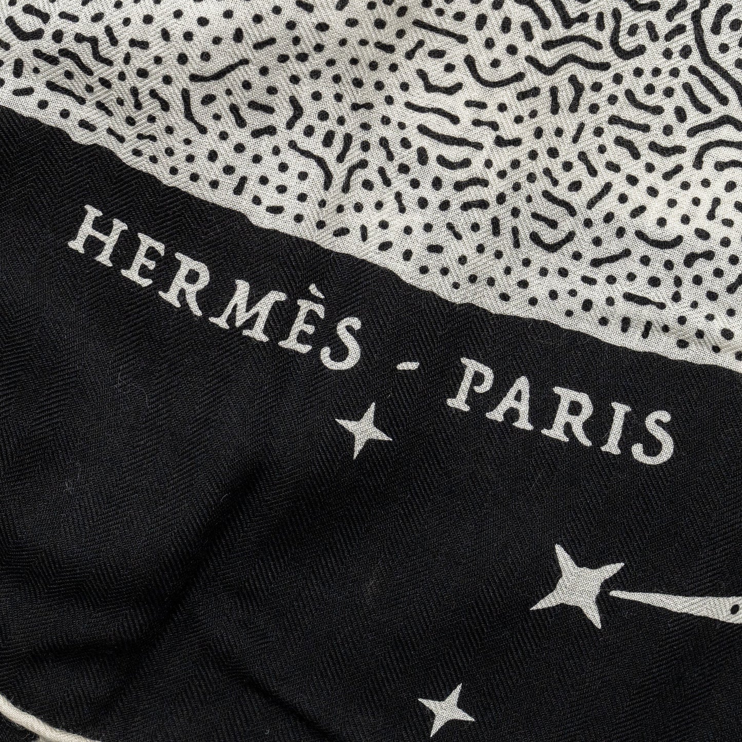 Hermes 140cm Clair De Lune Scarf Cashmere/Silk Multicolour