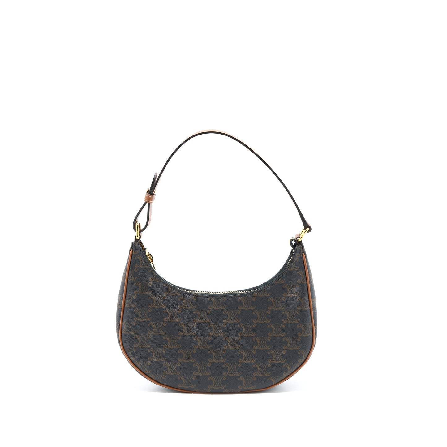 Celine Ava Bag in Triomphe Canvas/Calfskin Tan