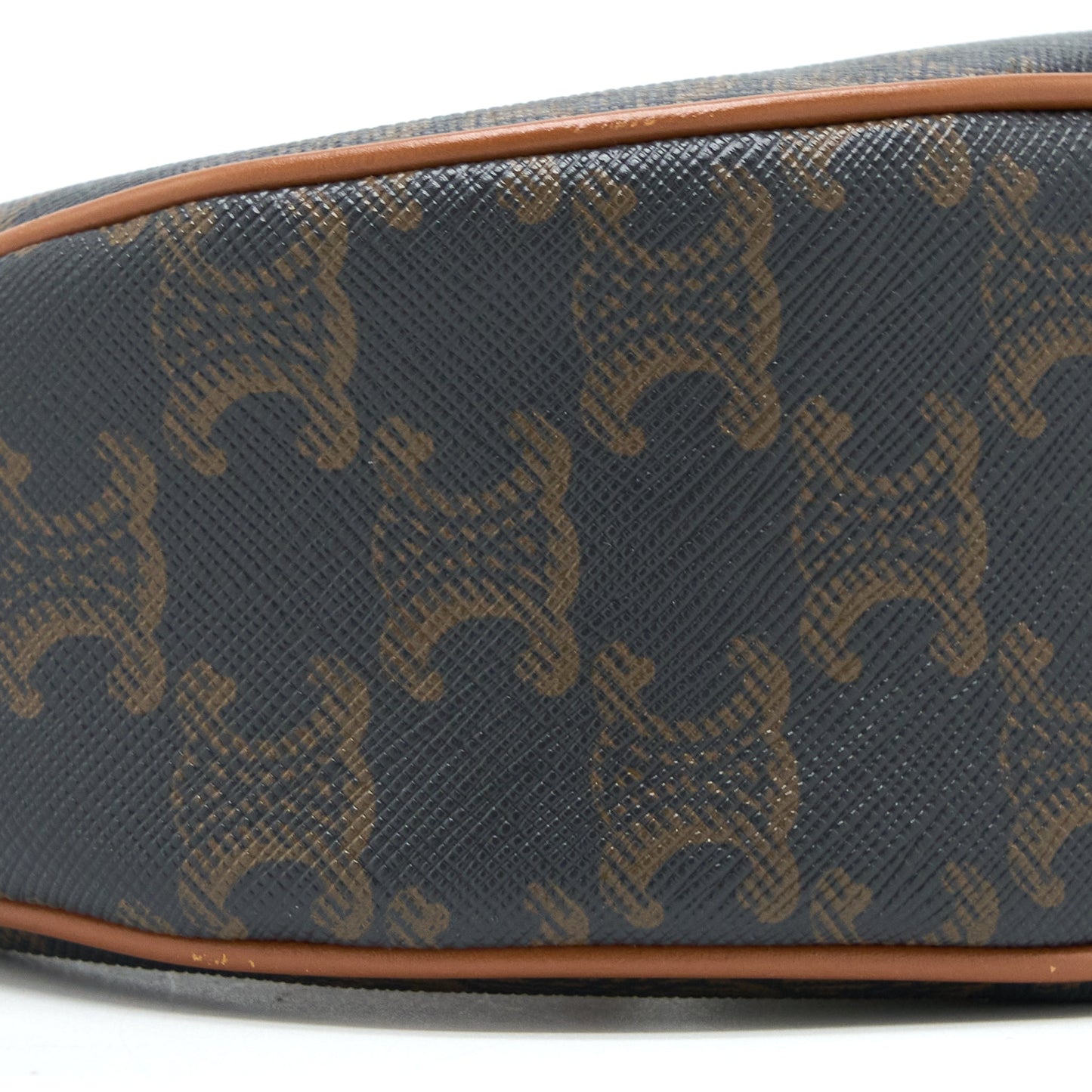 Celine Ava Bag in Triomphe Canvas/Calfskin Tan