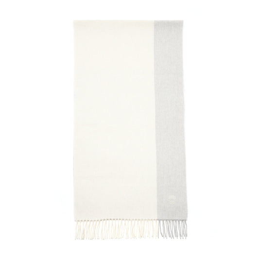 Hermes 40 x 160cm cashmere Summer Block Beige Chine Scarf