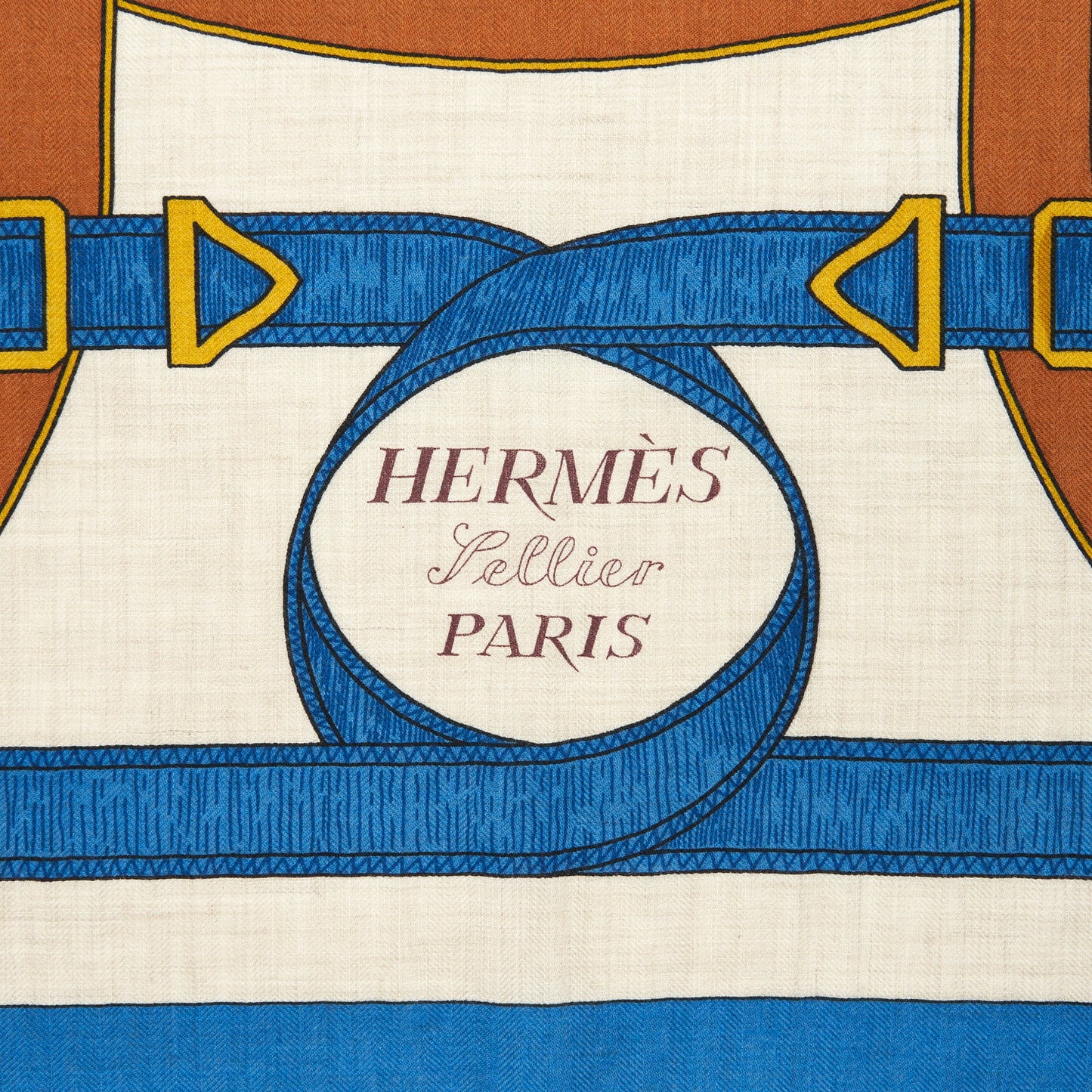 Hermes 140cm Cashmere Scarf Multicolour