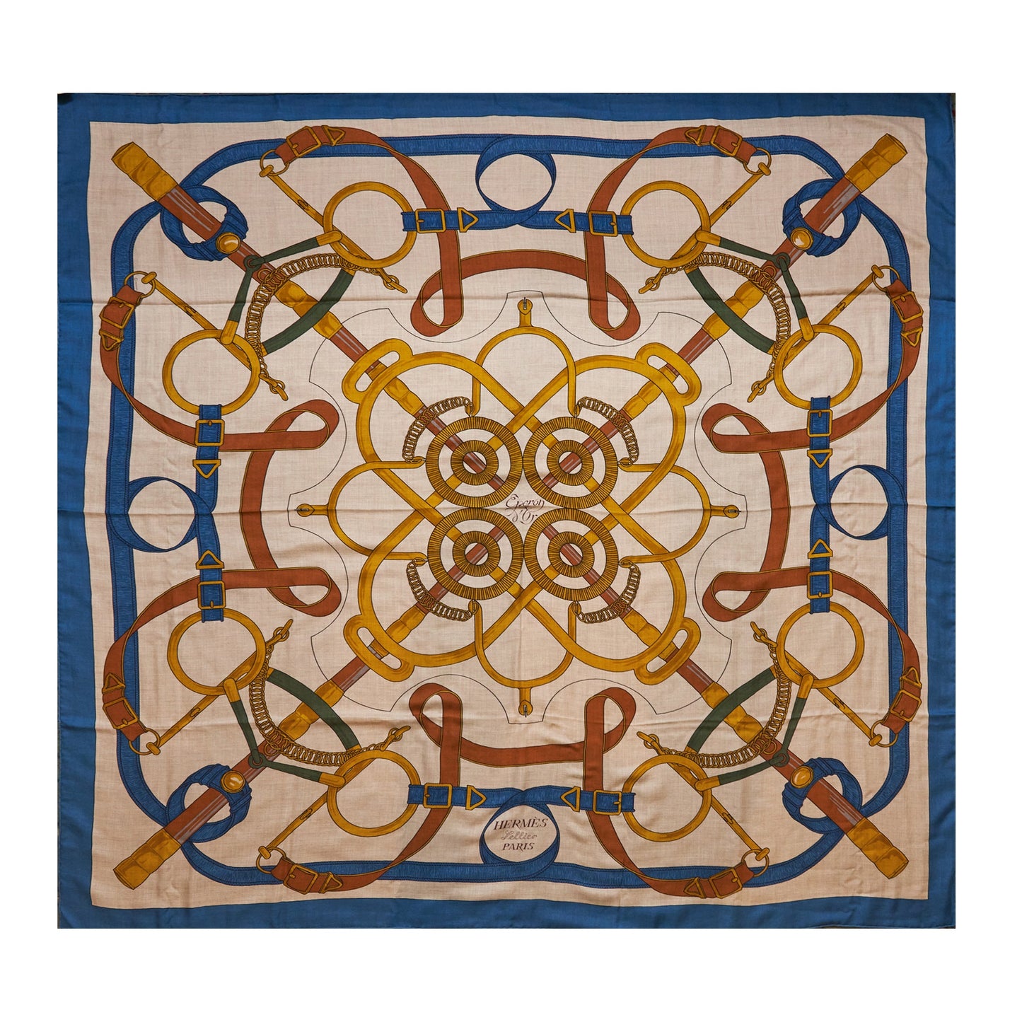Hermes 140cm Cashmere Scarf Multicolour