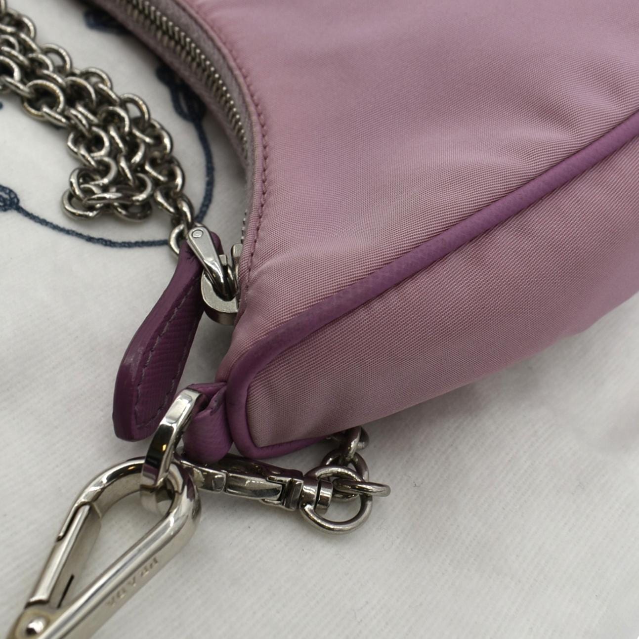 PRADA Re-Edition 2005 Re-Nylon Shoulder Bag Light Pink