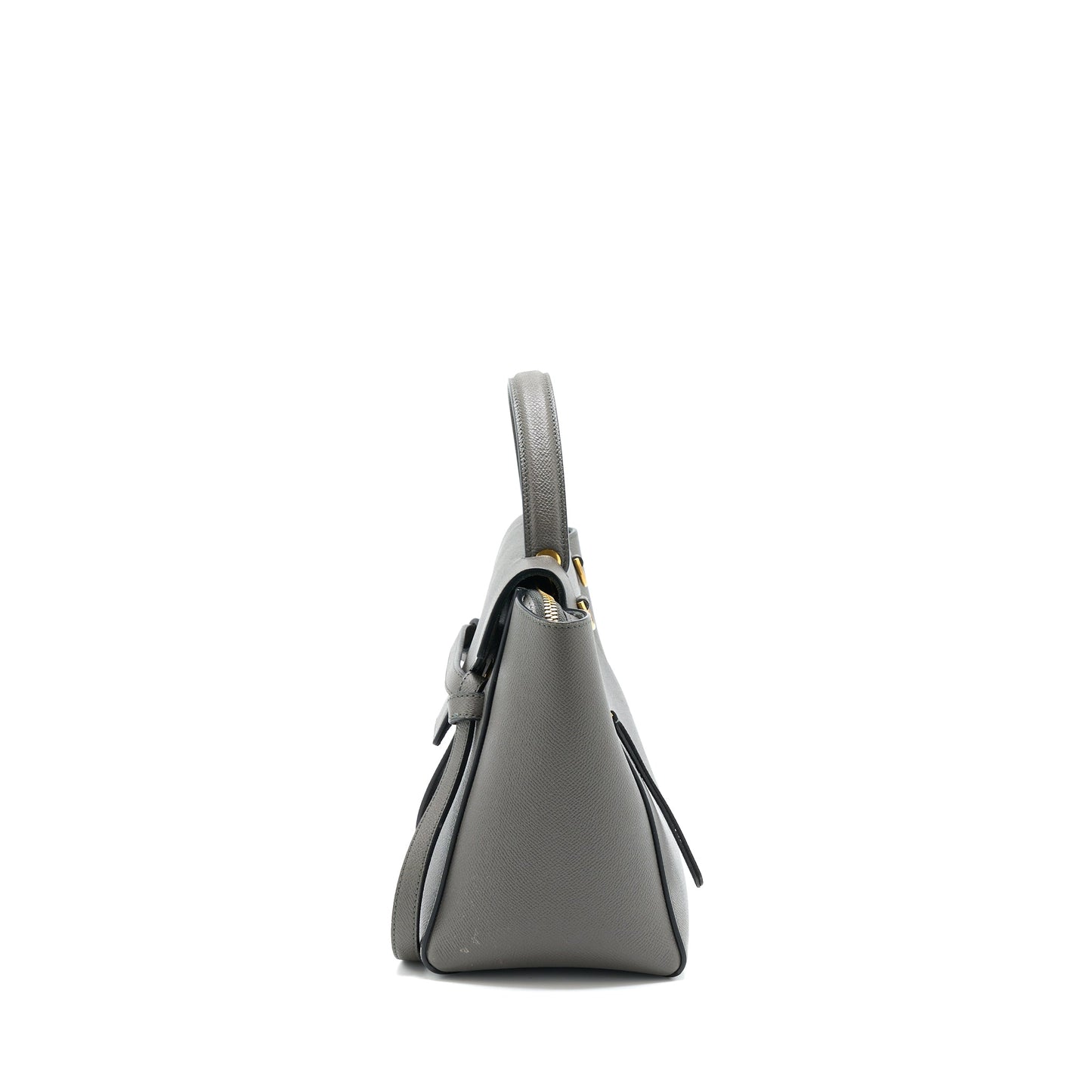 Celine Belt Bag Grained Calfskin Grey