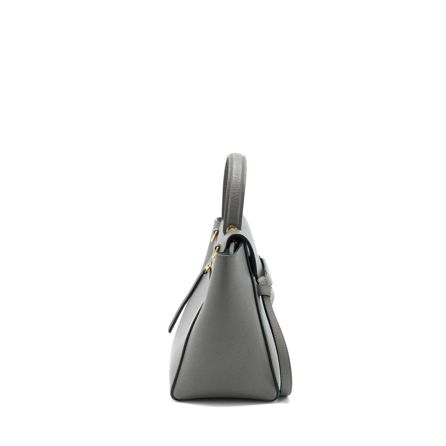 Celine Belt Bag Grained Calfskin Grey