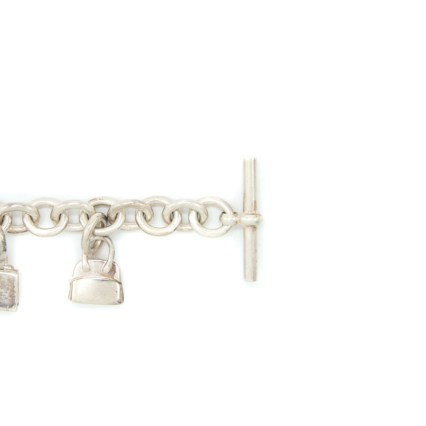 Hermes 5 Bags Amulette Bracelet Medium Model in Sterling Silver