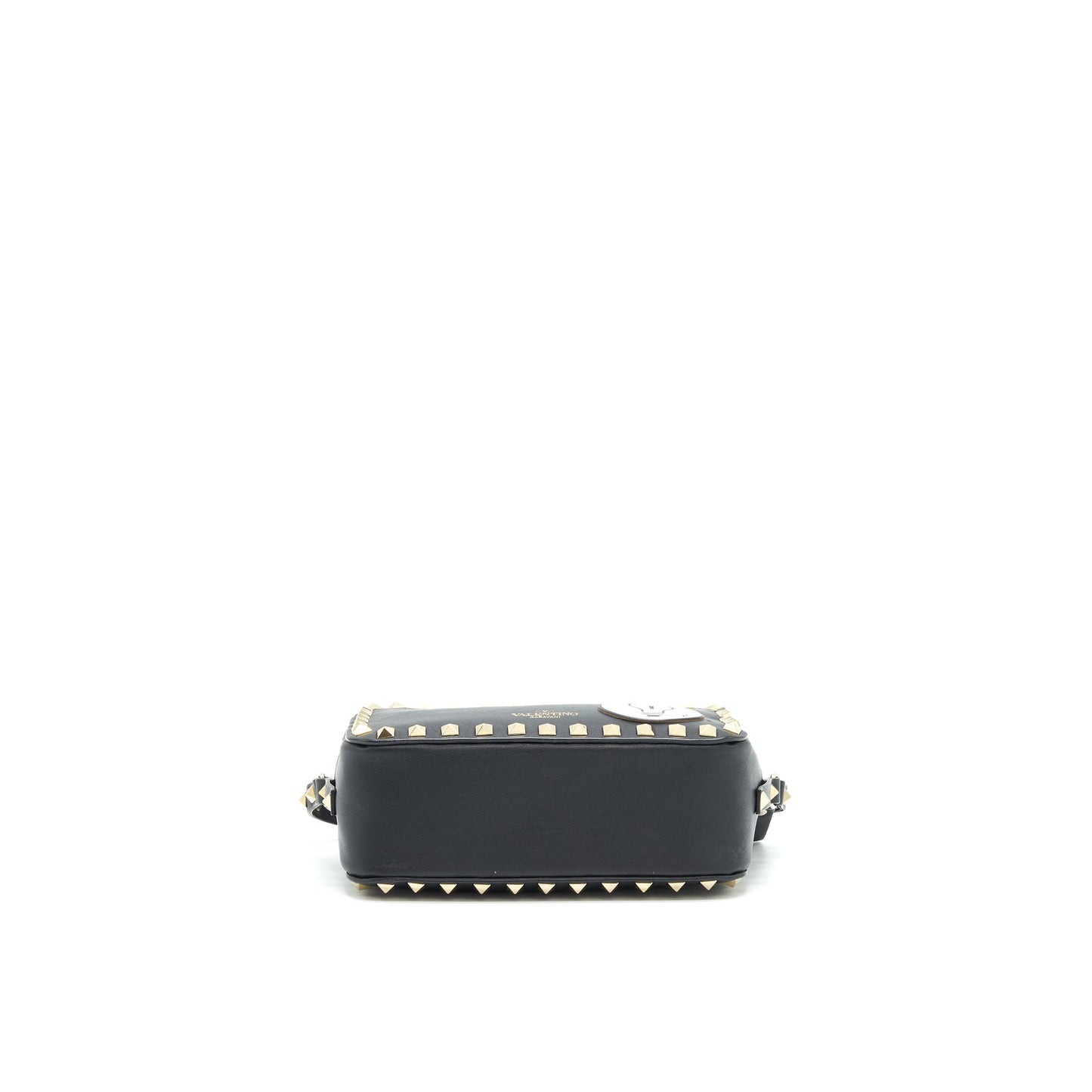 Valentino Rockstud Crossbody Camera Bag Black