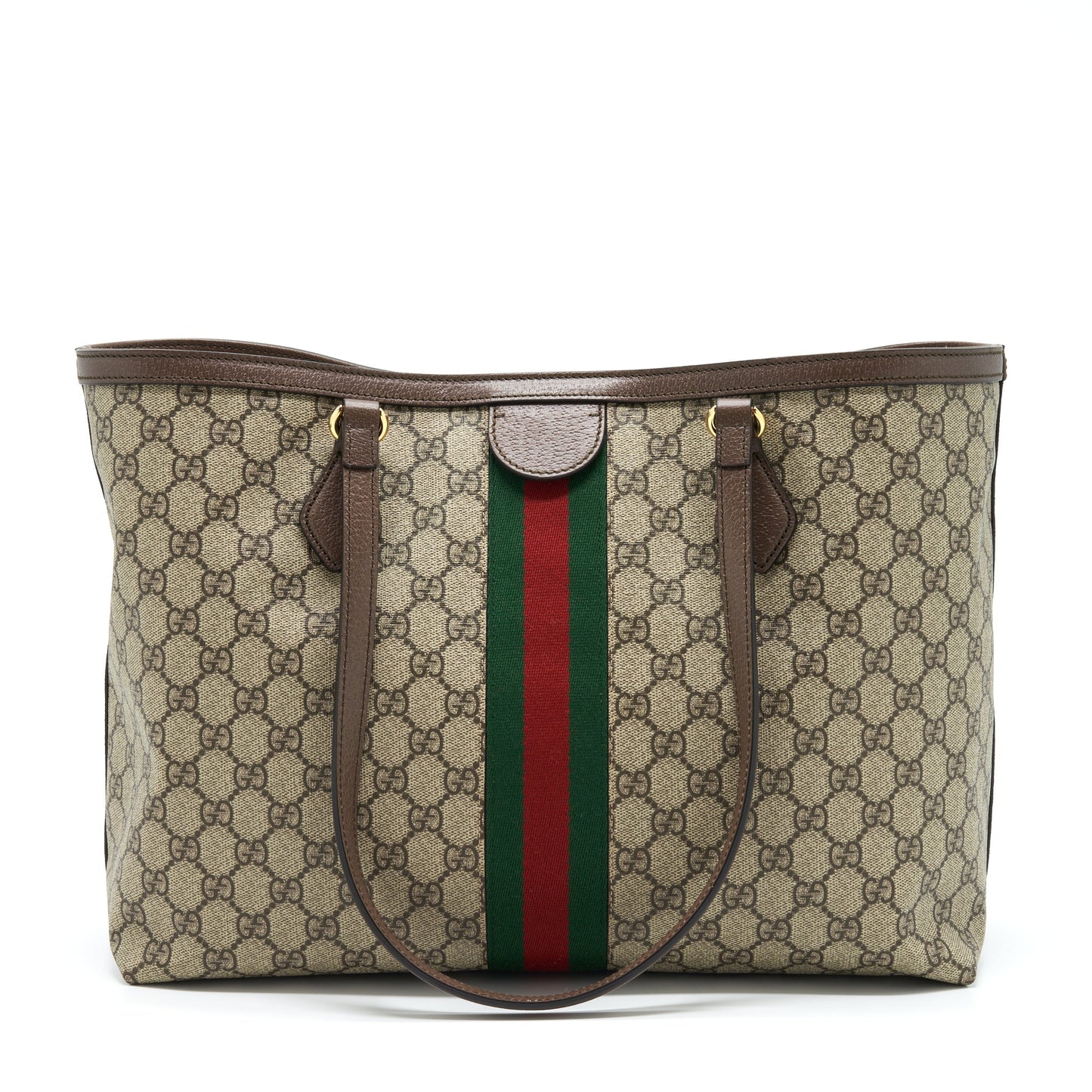 Gucci Shopping Tote Bag GG Supreme Canvas GHW