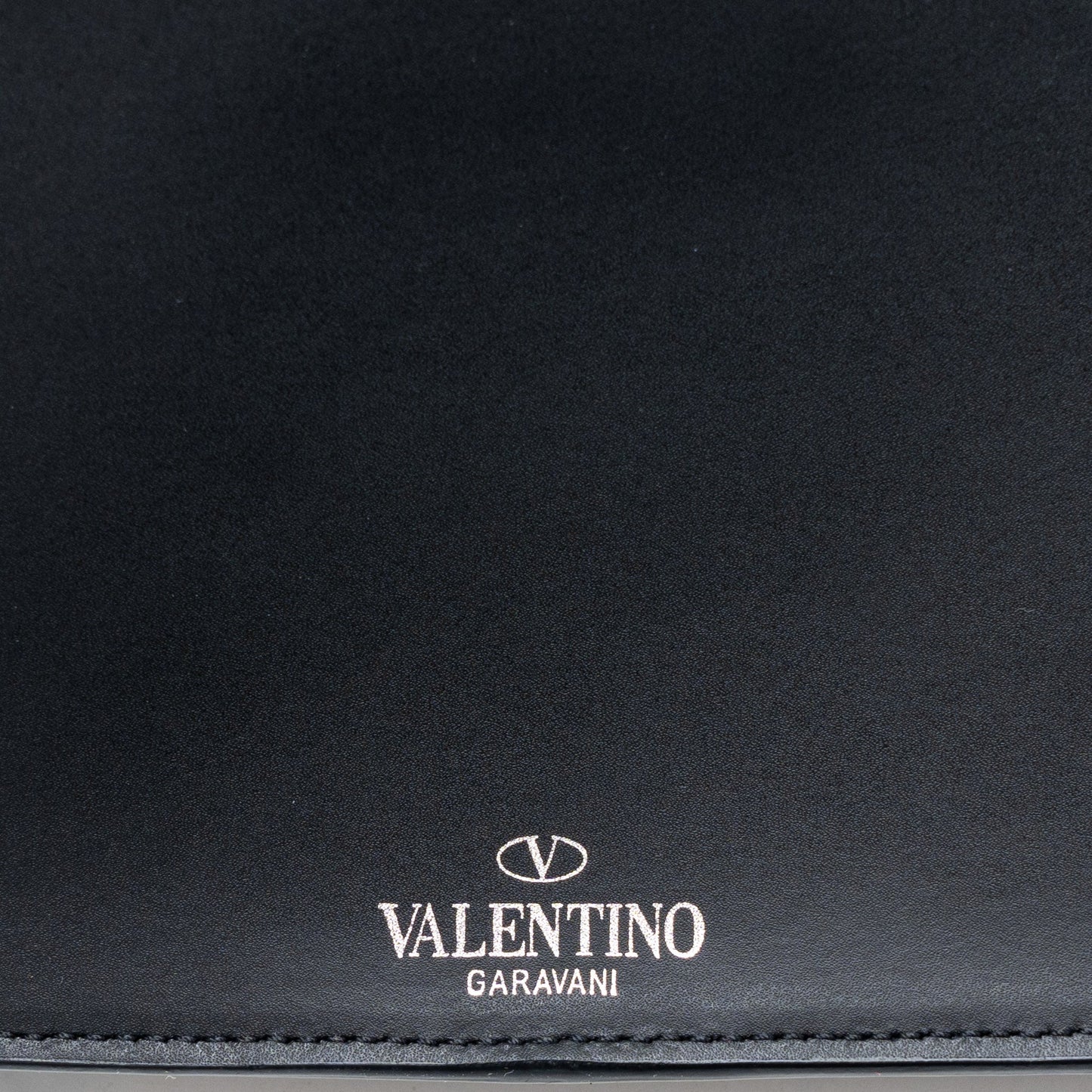 Valentino VLTN Print Belt Bag Calfskin Black/Red SHW