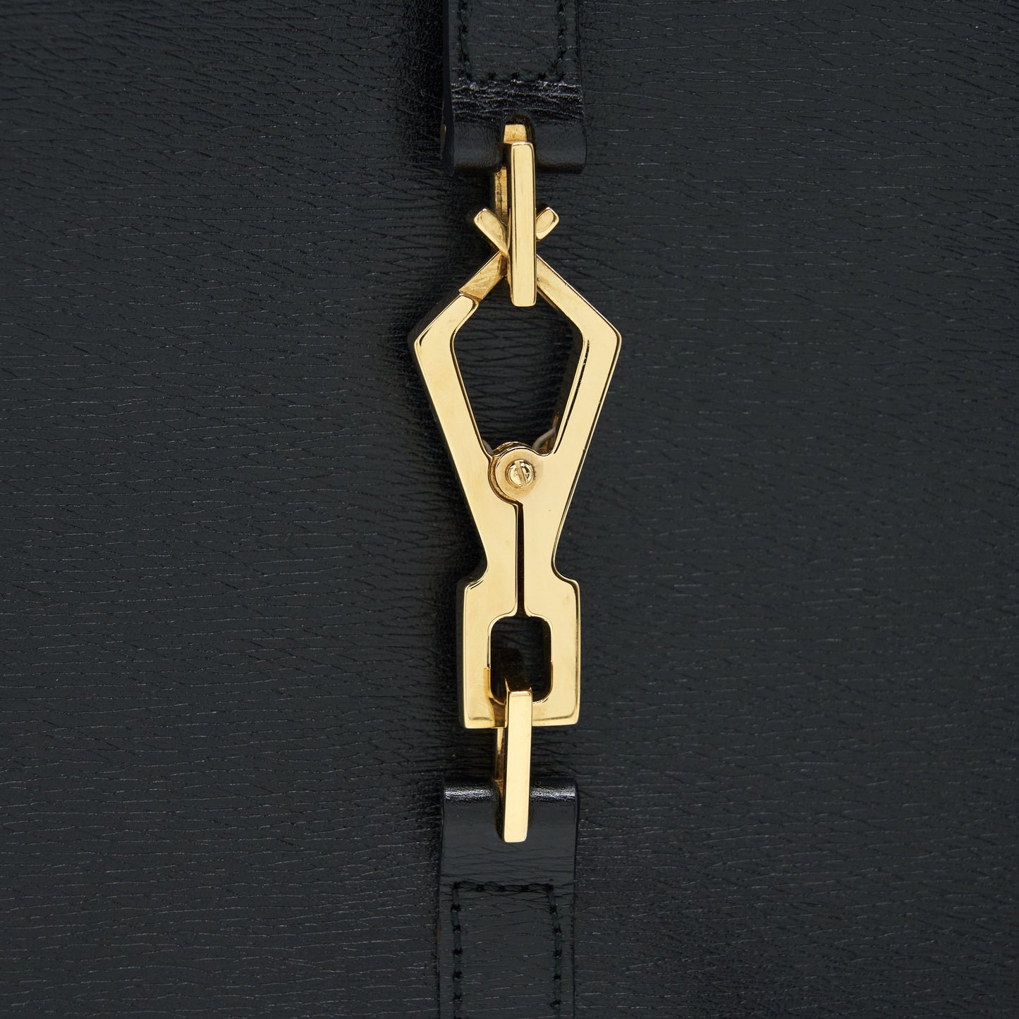 Gucci Vintage Jackie With Bamboo Handle Black GHW