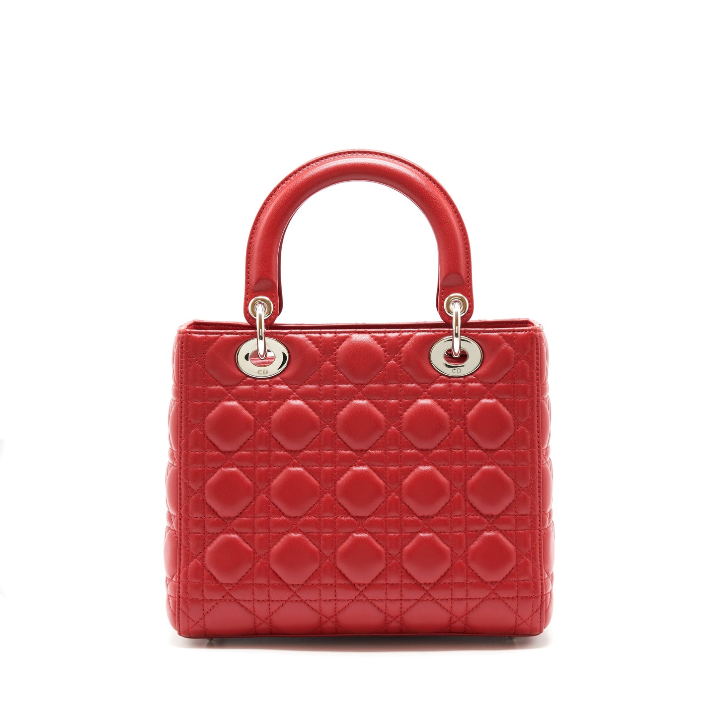 Christian Dior Medium Lady Dior Red