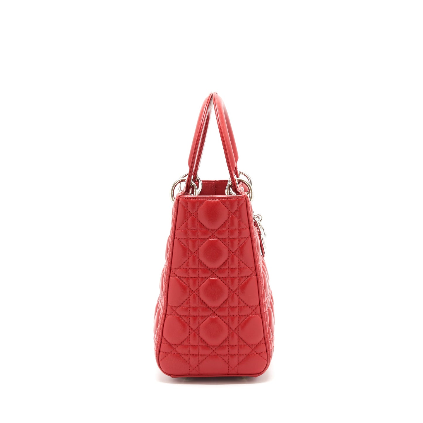 Christian Dior Medium Lady Dior Red