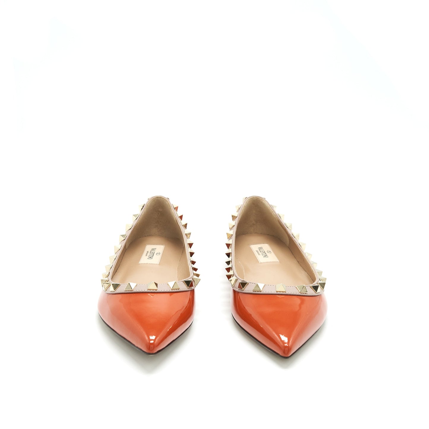 Valentino Size36 Garavani Rockstud Ballerina Shoes