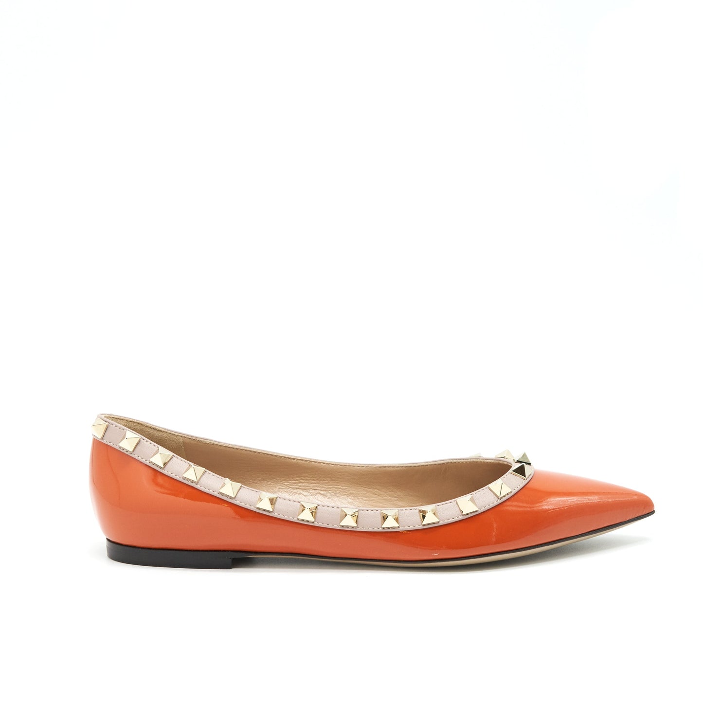 Valentino Size36 Garavani Rockstud Ballerina Shoes