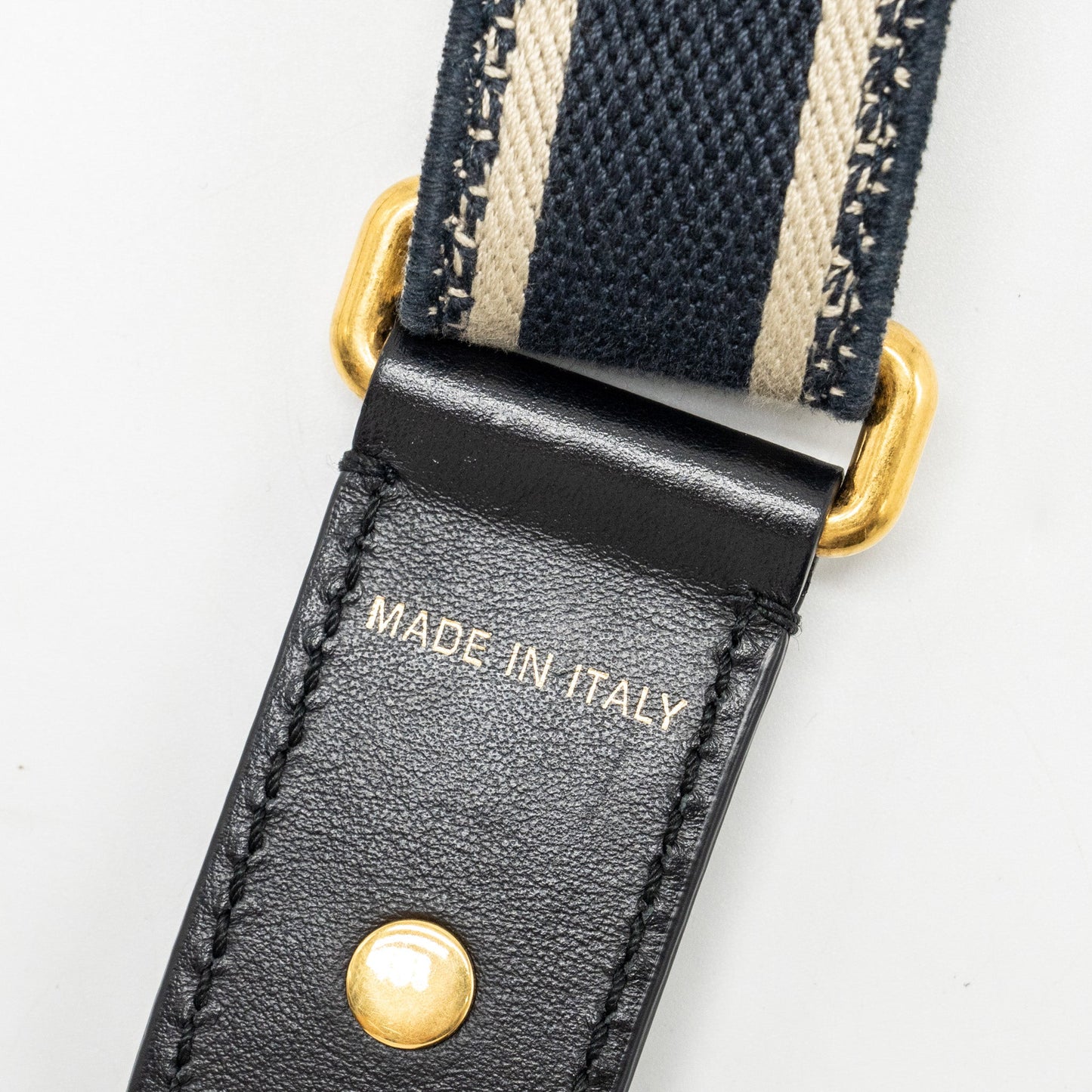 Dior Adjustable Shoulder Strap Embroidery Multicolour