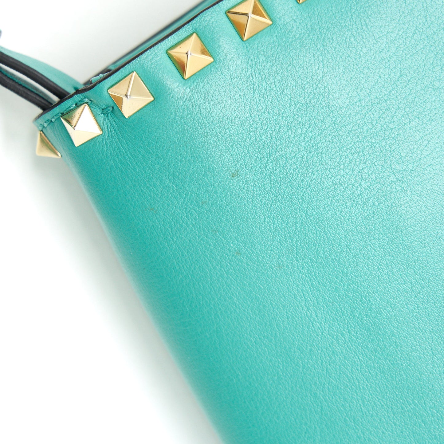 VALENTINO SMALL ROCKSTUD CROSSBODY FLAP BAG GREEN