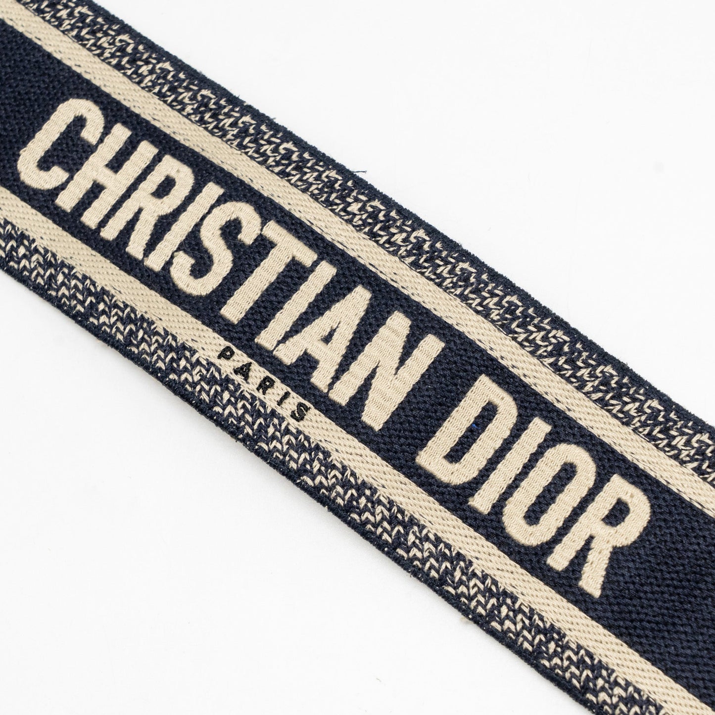 Dior Shoulder Strap Oblique Canvas/Leather Blue/Black GHW