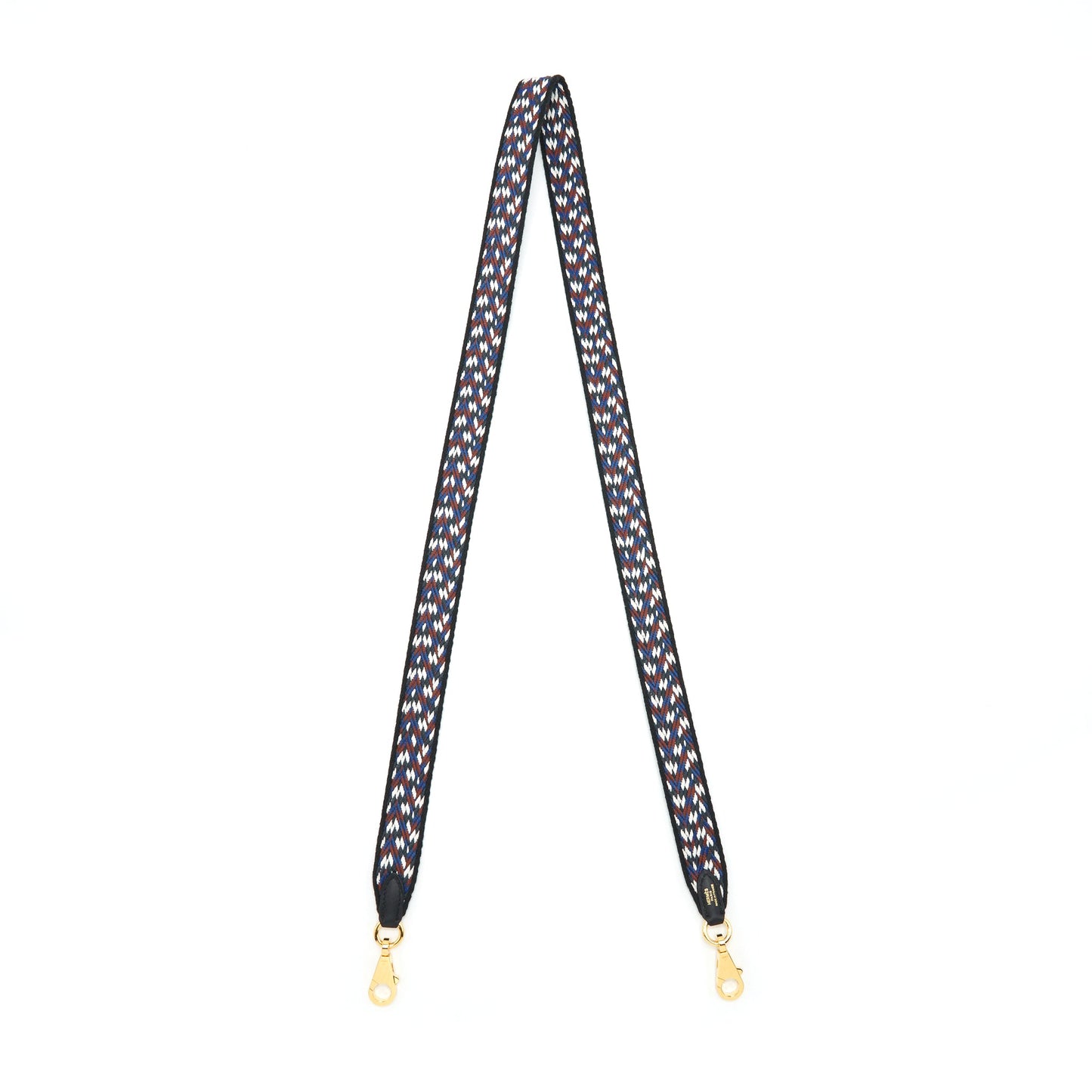 Hermes 105cm Multicolour Canvas Strap Black GHW Stamp D