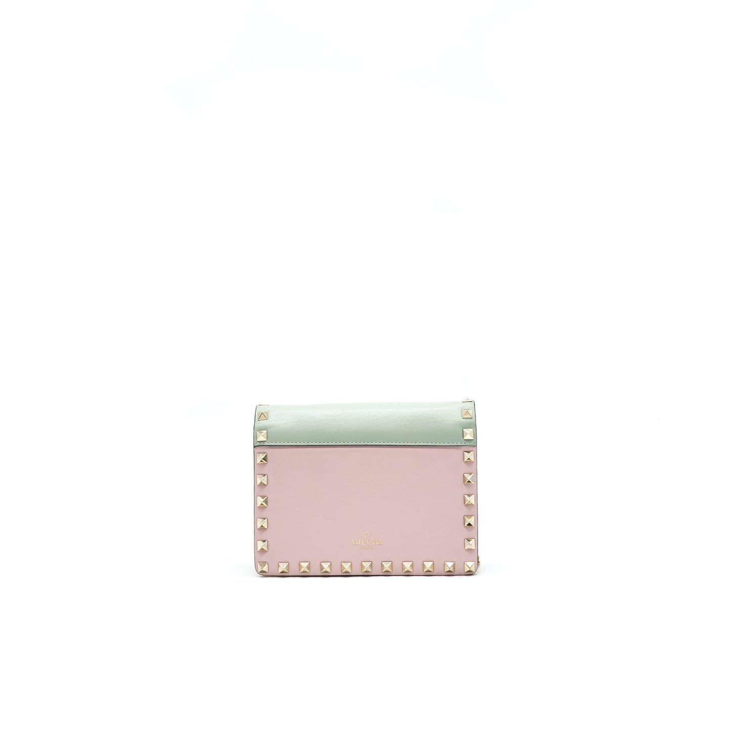 VALENTINO ROCKSTUD CHAIN POUCH MULTICOLORED