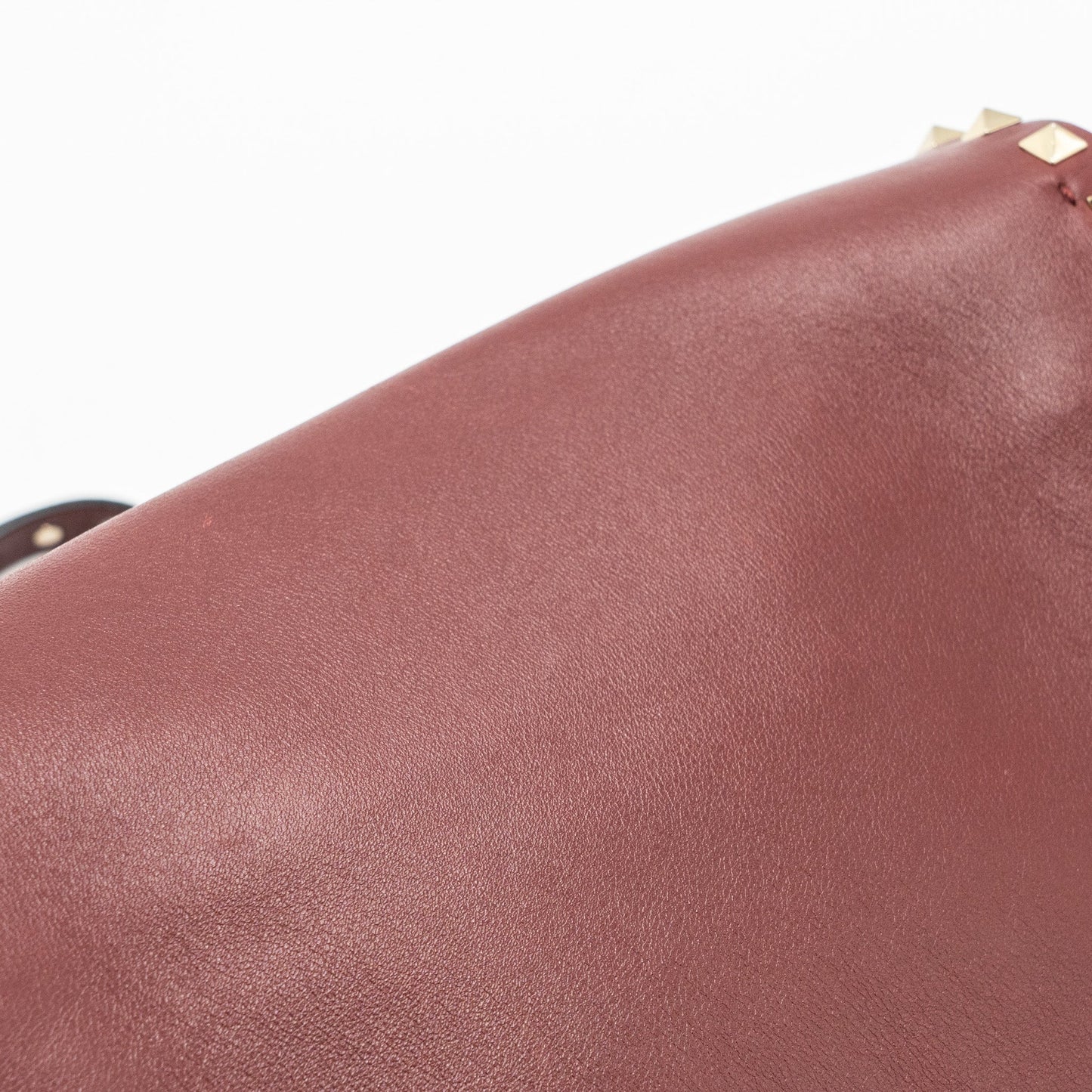 Valentino Rockstud Flap Bag Calfskin Red GHW