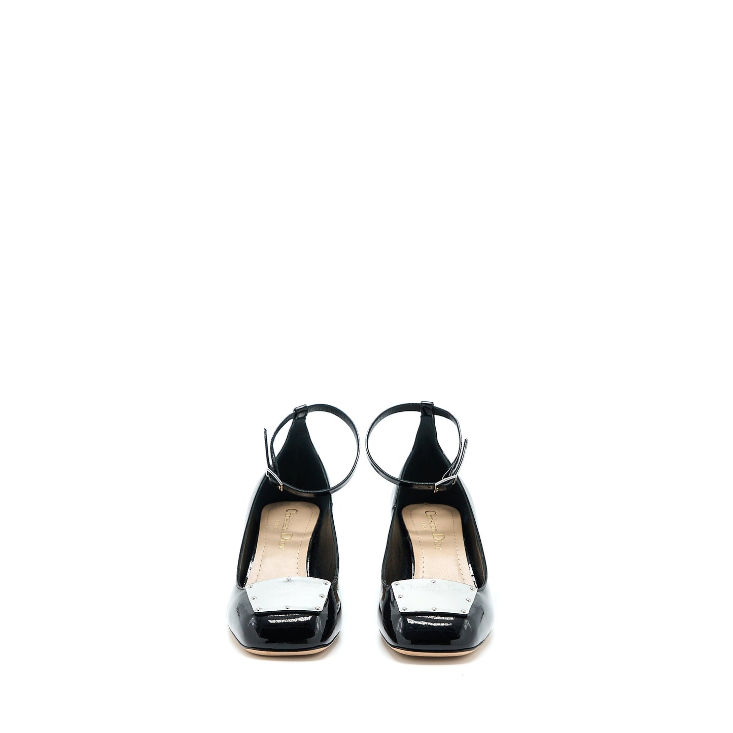 Christian Dior Size 36 Ballet Pump Patent Calfskin Black