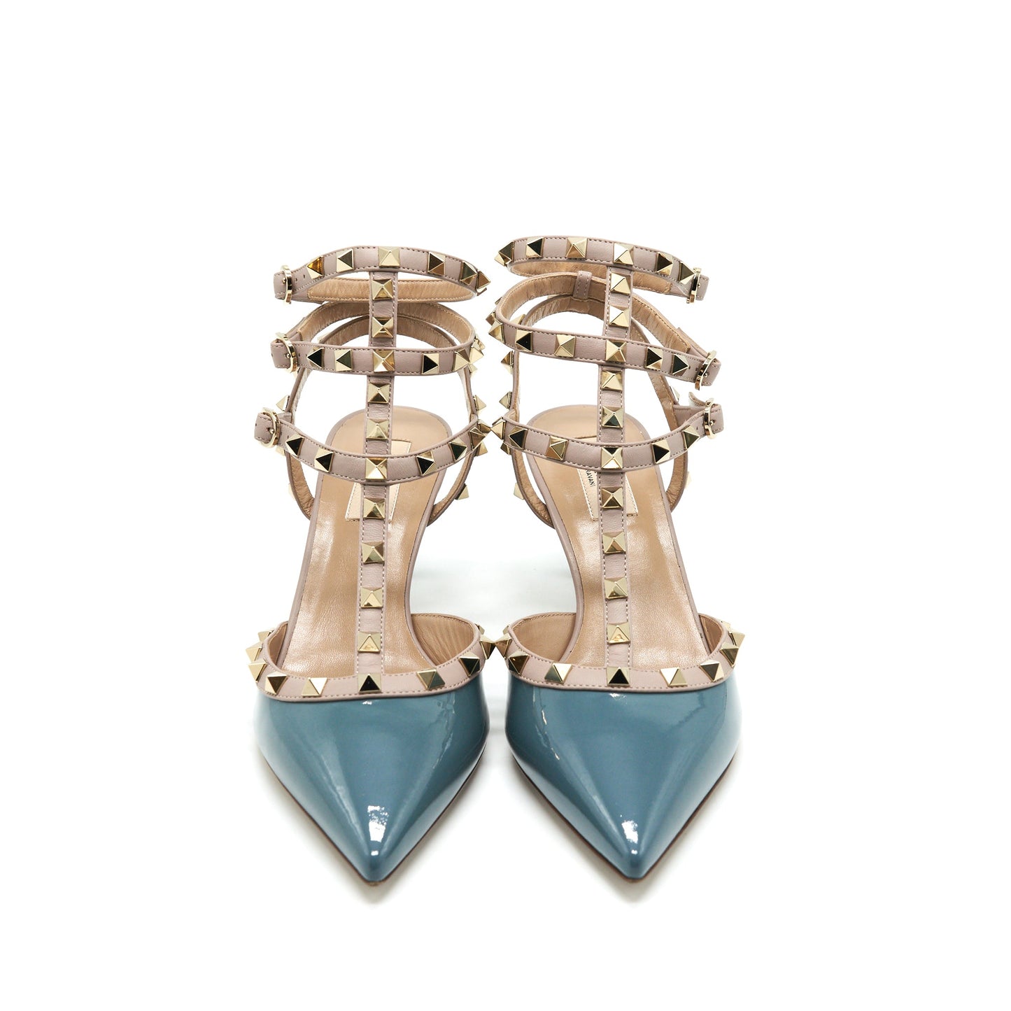 VALENTINO GARAVANI ROCKSTUD CAGED PUMP 65MM SIZE40