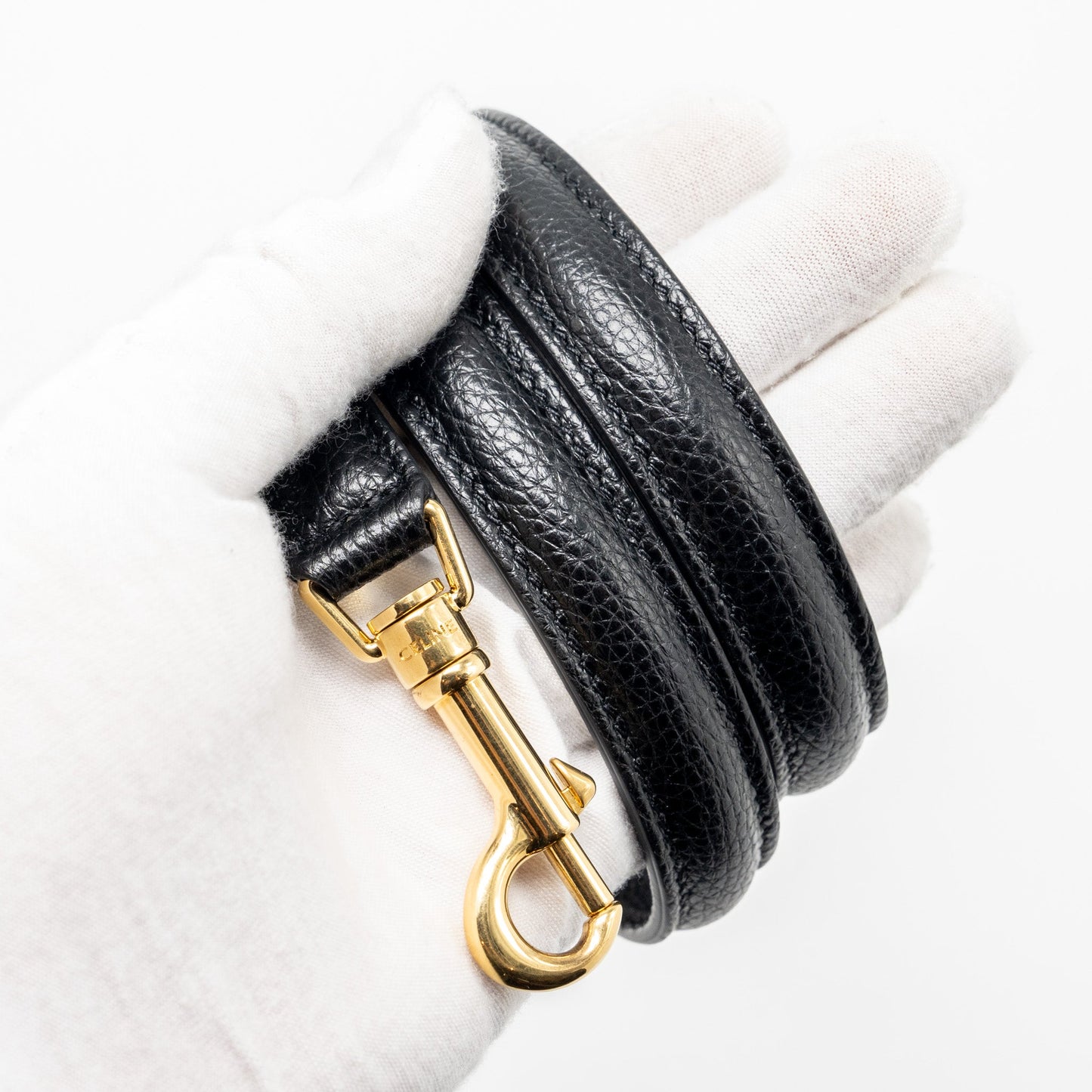 Celine 16 Bag Grained Calfskin Black