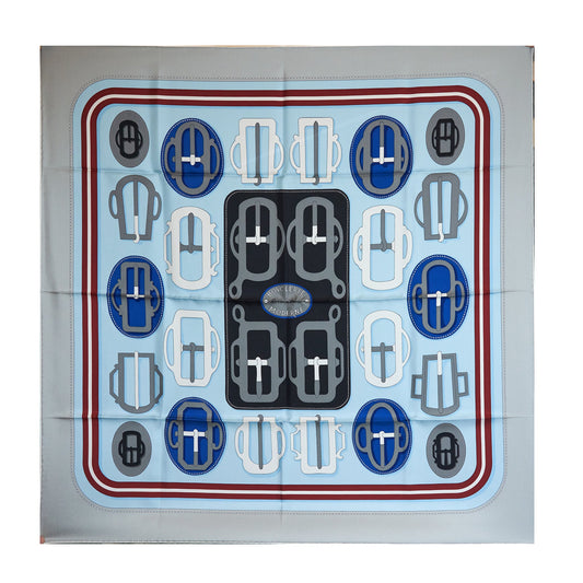 Hermes 90 cm Silk Scarf Bovclerie Moderne