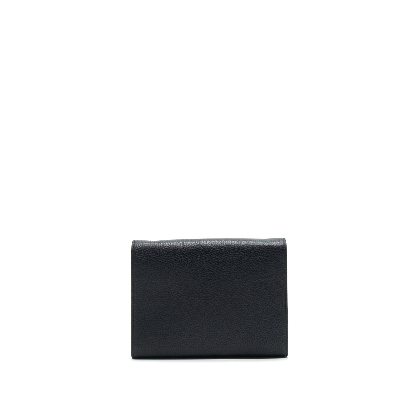 Gucci Grained Calfskin GG Logo Wallet on Chain with GHW