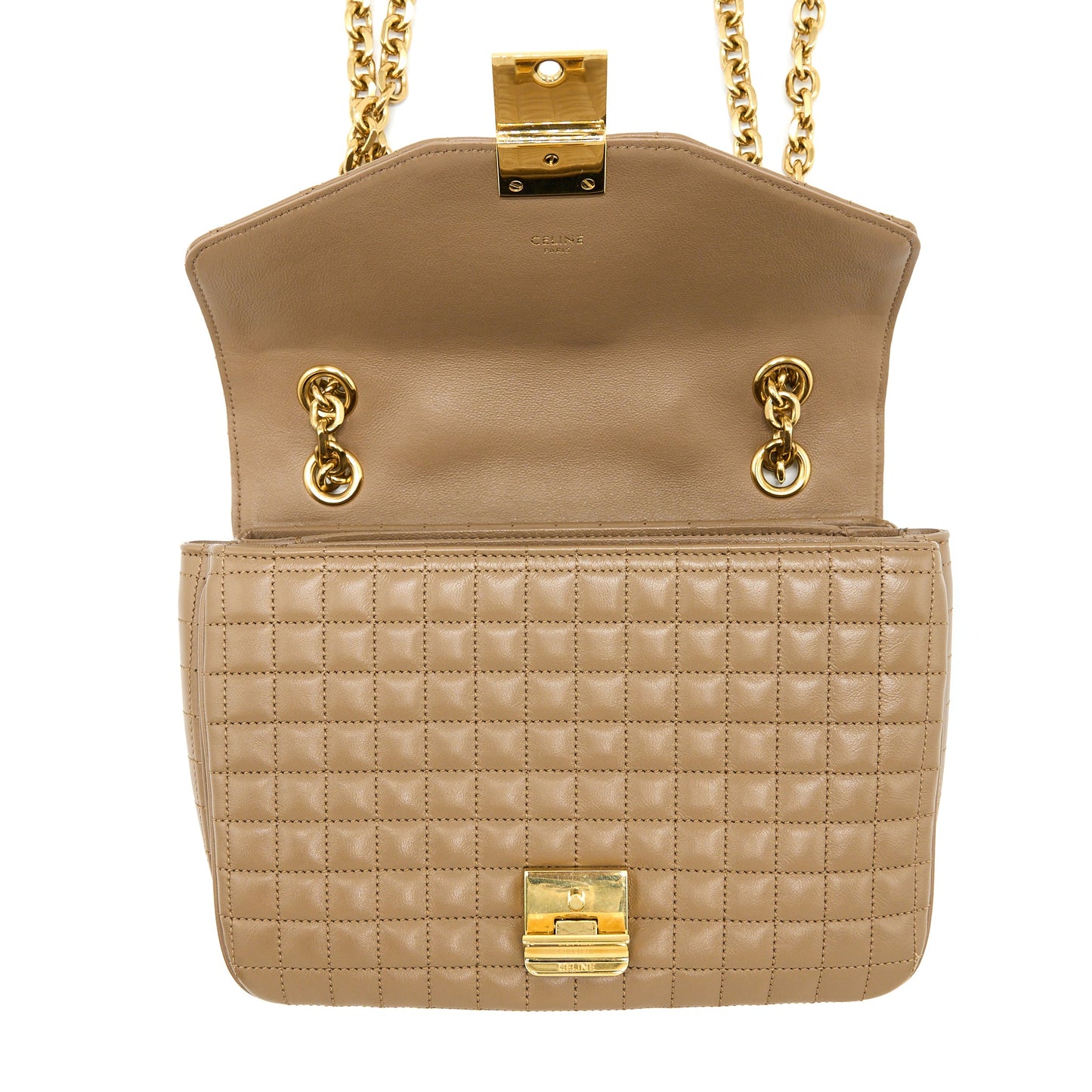 Celine C Bag Calfskin Light Camel