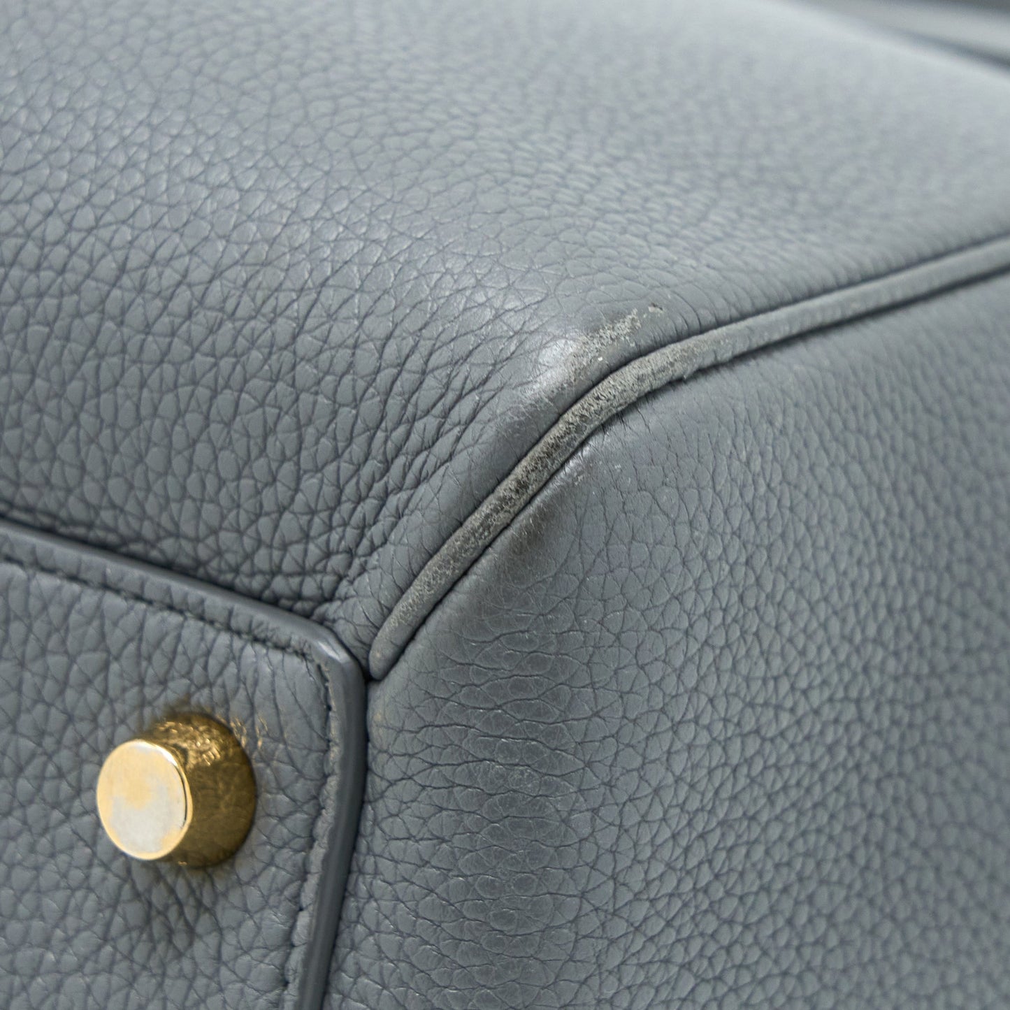 Celine 16 Bag Grained Calfskin Grey