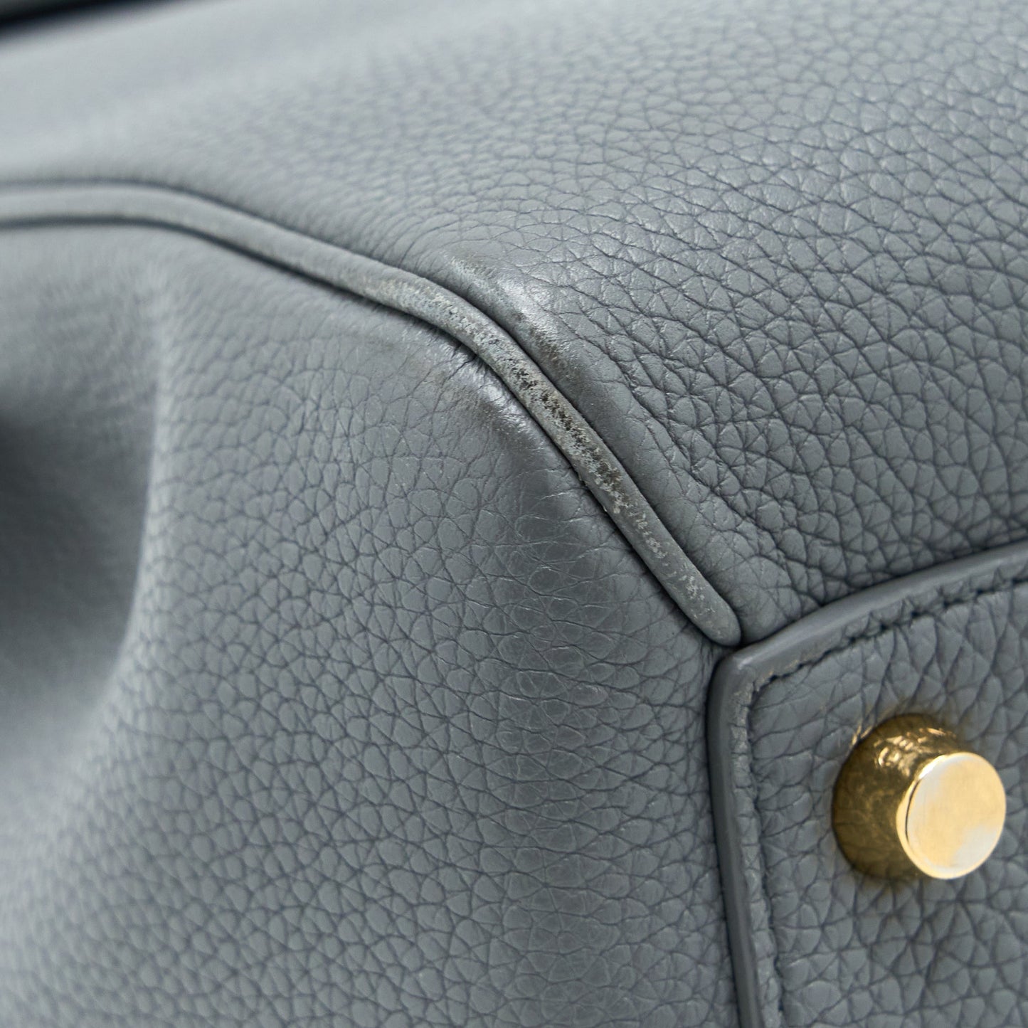 Celine 16 Bag Grained Calfskin Grey