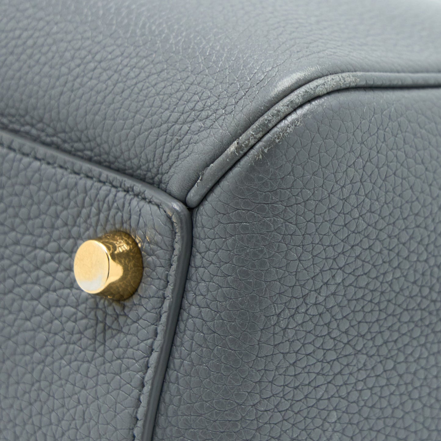 Celine 16 Bag Grained Calfskin Grey