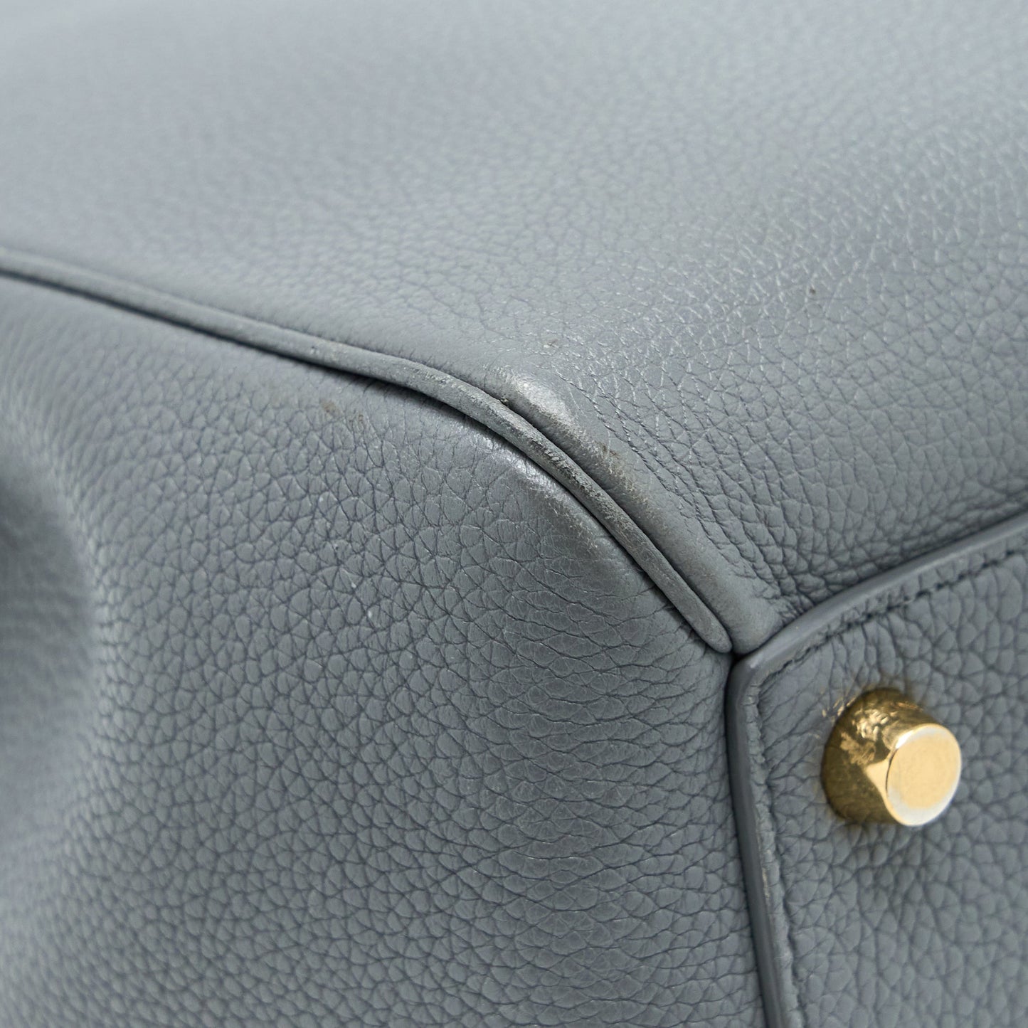 Celine 16 Bag Grained Calfskin Grey