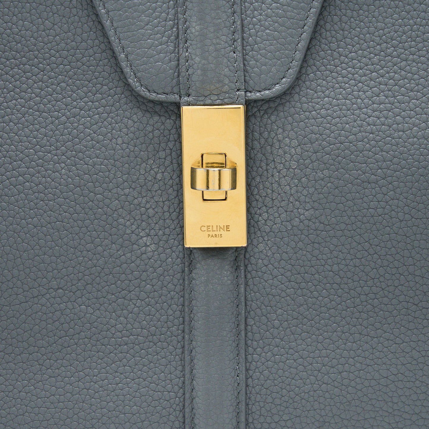 Celine 16 Bag Grained Calfskin Grey