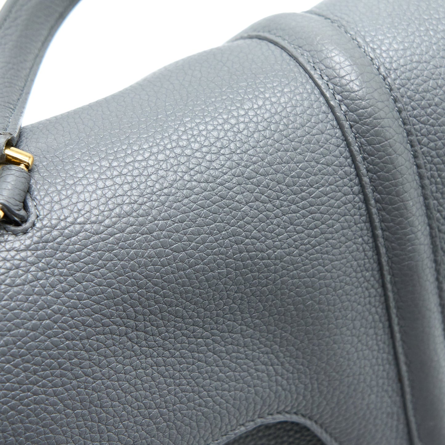 Celine 16 Bag Grained Calfskin Grey