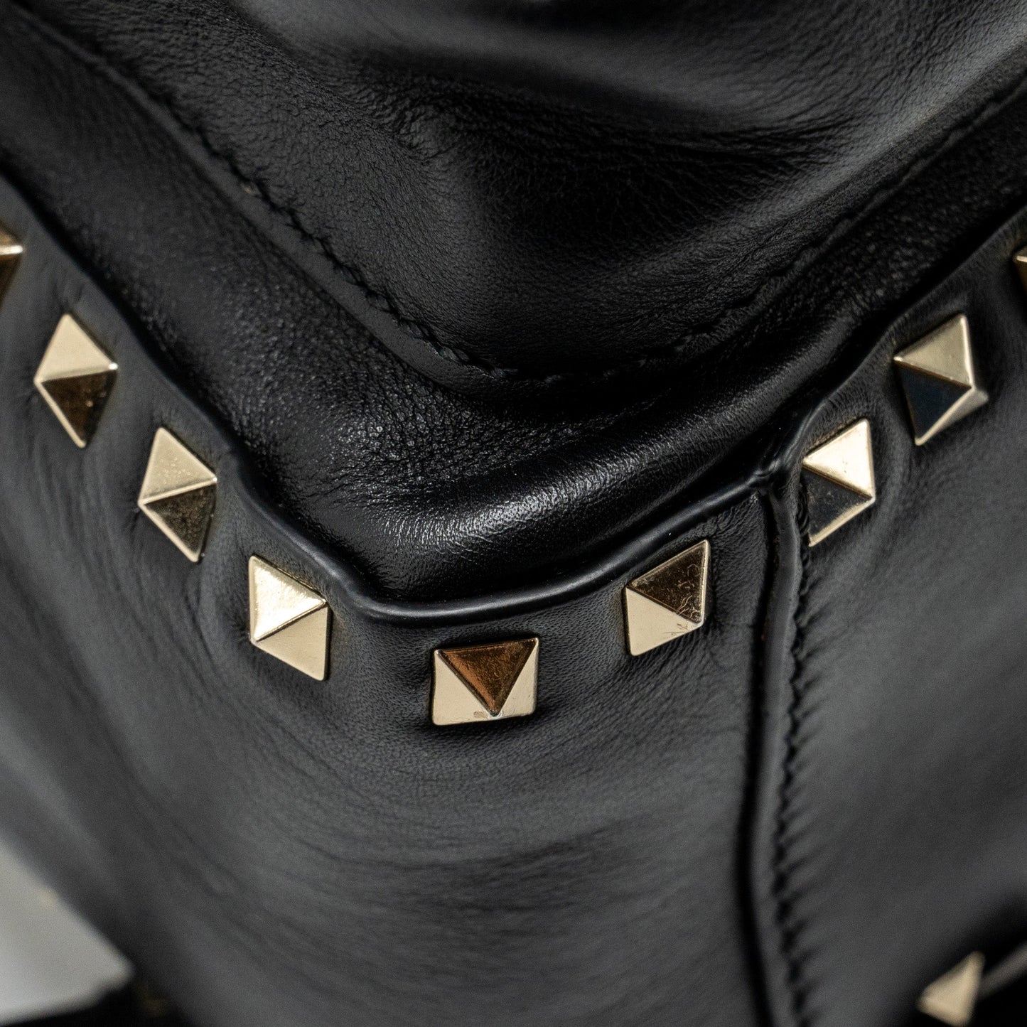 Valentino Rockstud Backpack Leather Black GHW