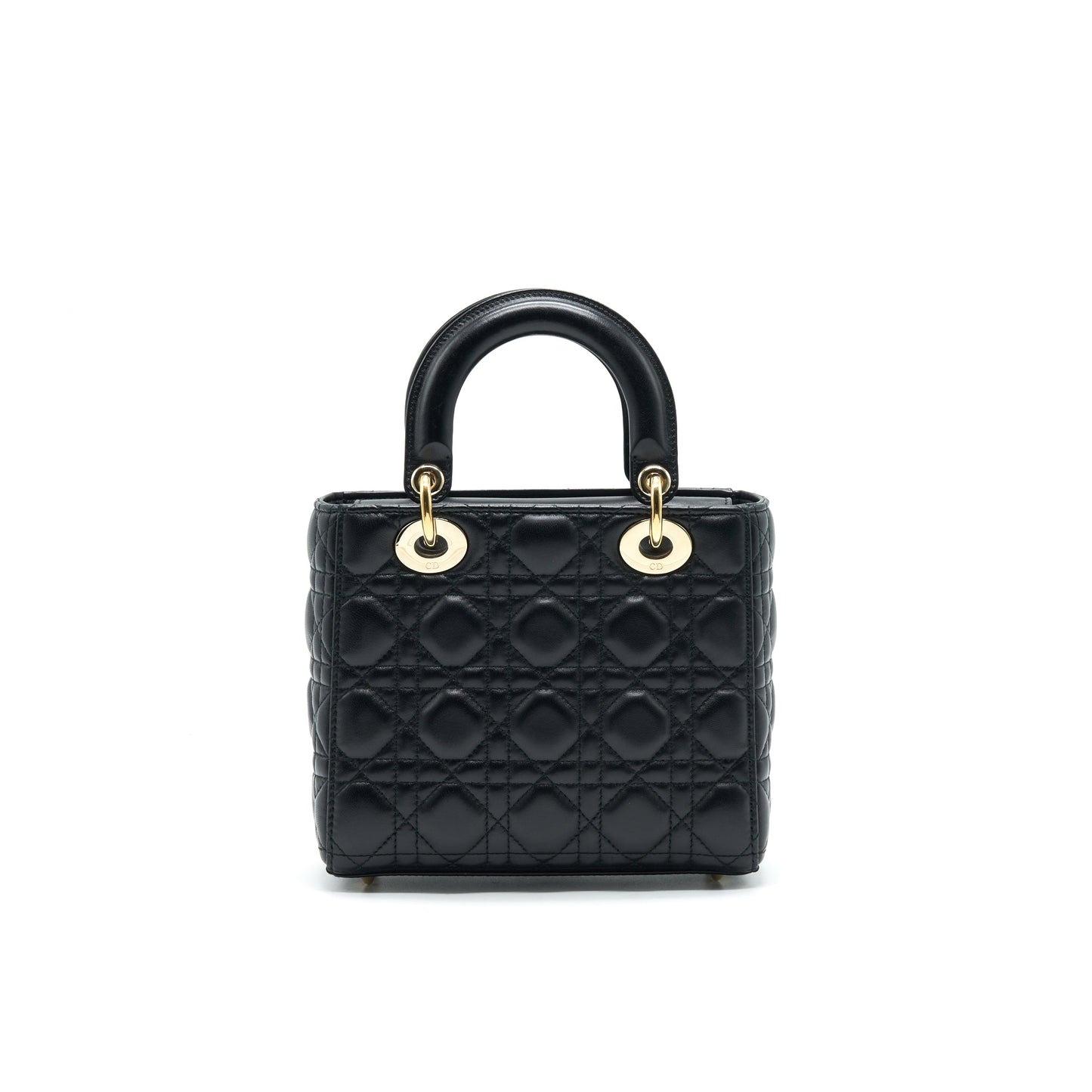 CHRISTIAN DIOR SMALL LADY DIOR BAG BLACK