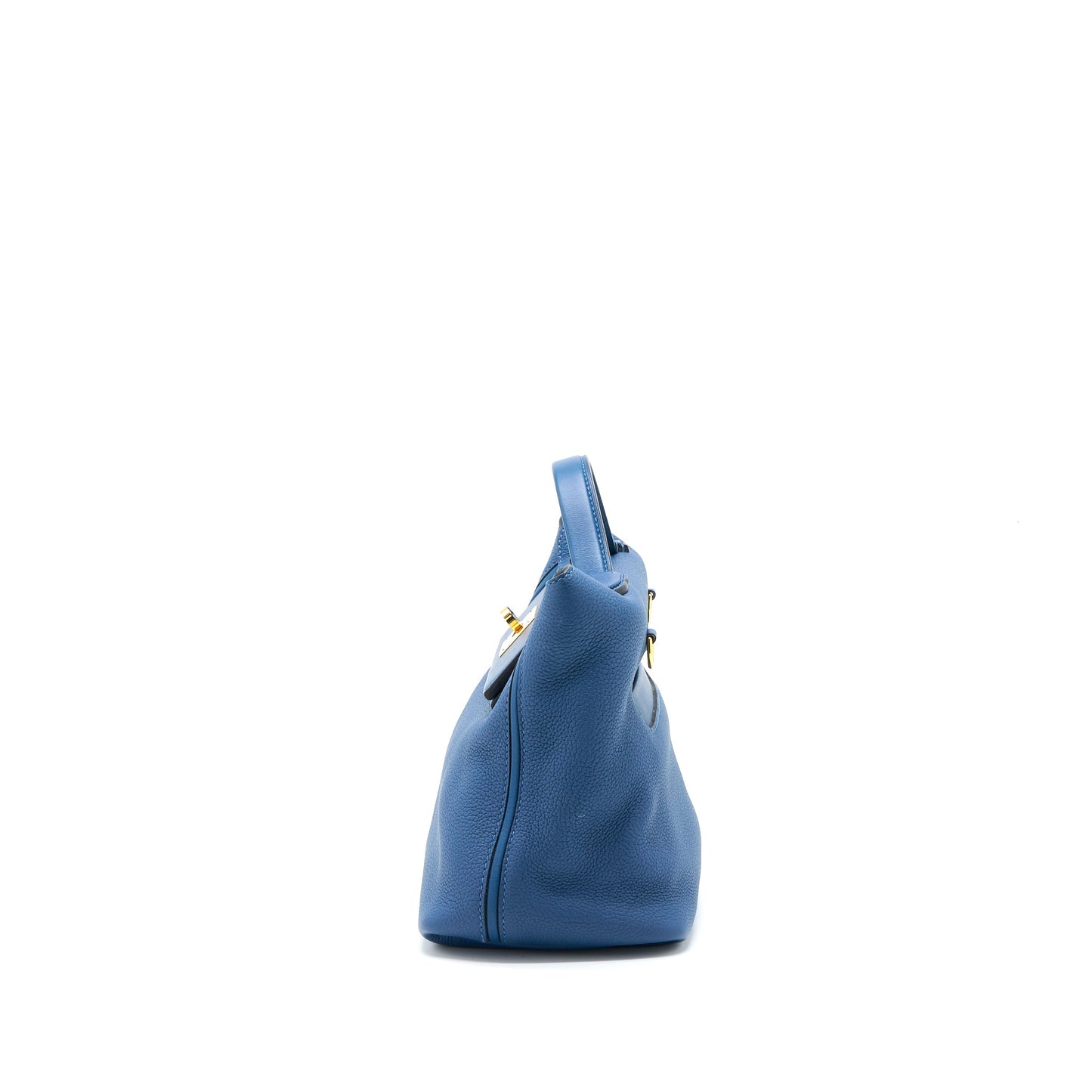 Hermes 24/24 2424-29 Bag Togo/Swift S4 Deep Blue GHW Stamp D