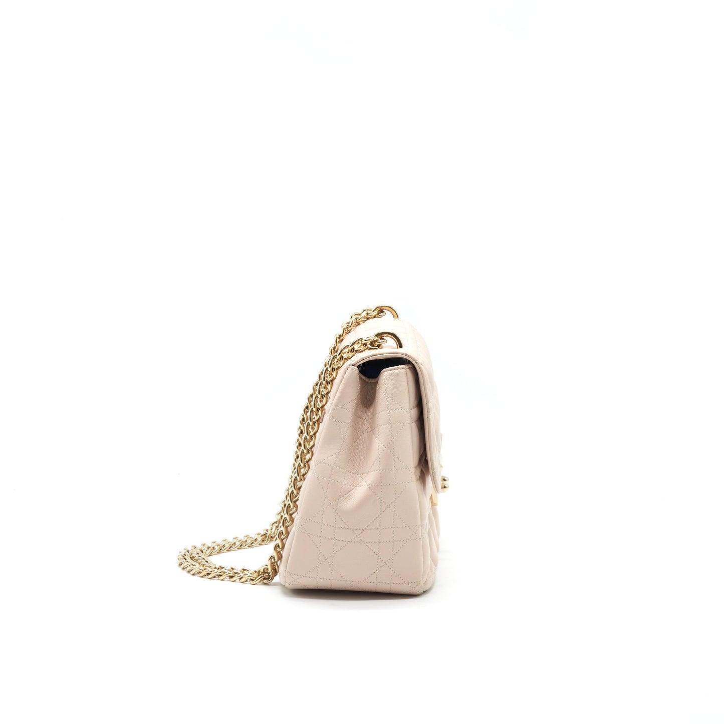 Christian Dior Cannage Leather Miss Dior Flap Bag in Light pink