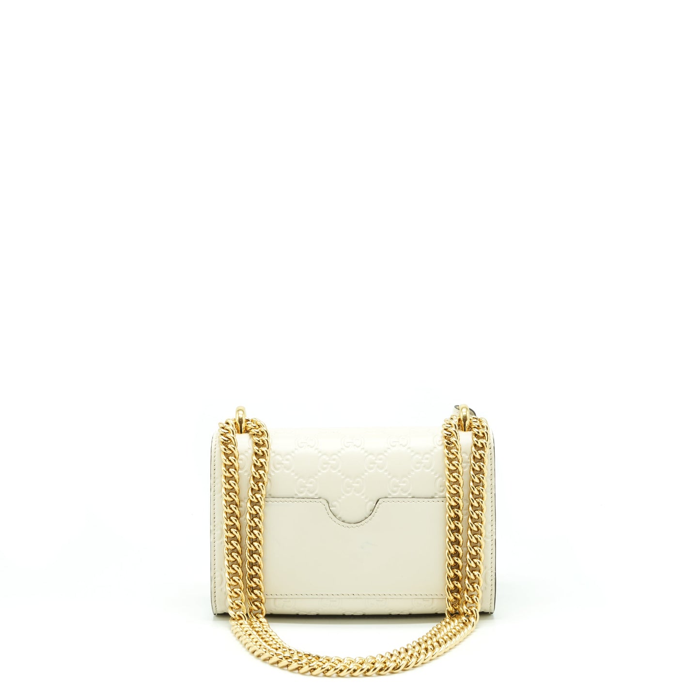 Gucci Small Padlock White GHW