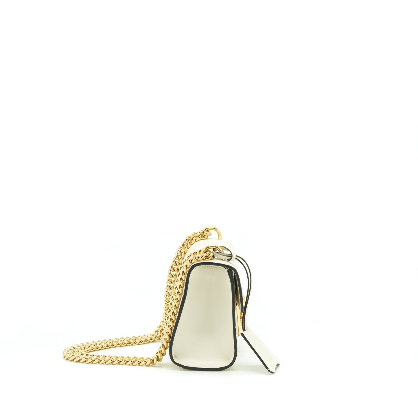 Gucci Small Padlock White GHW