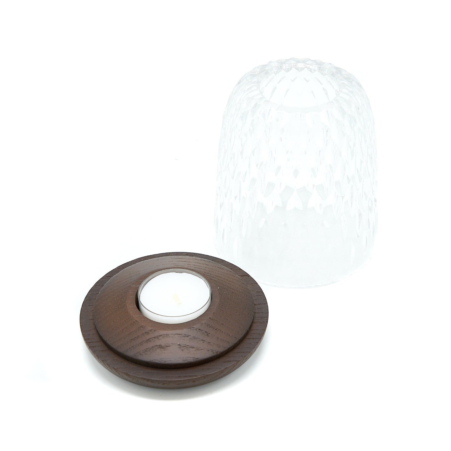 Hermes x Saint Louis Folia Candle Holder Dark Ash