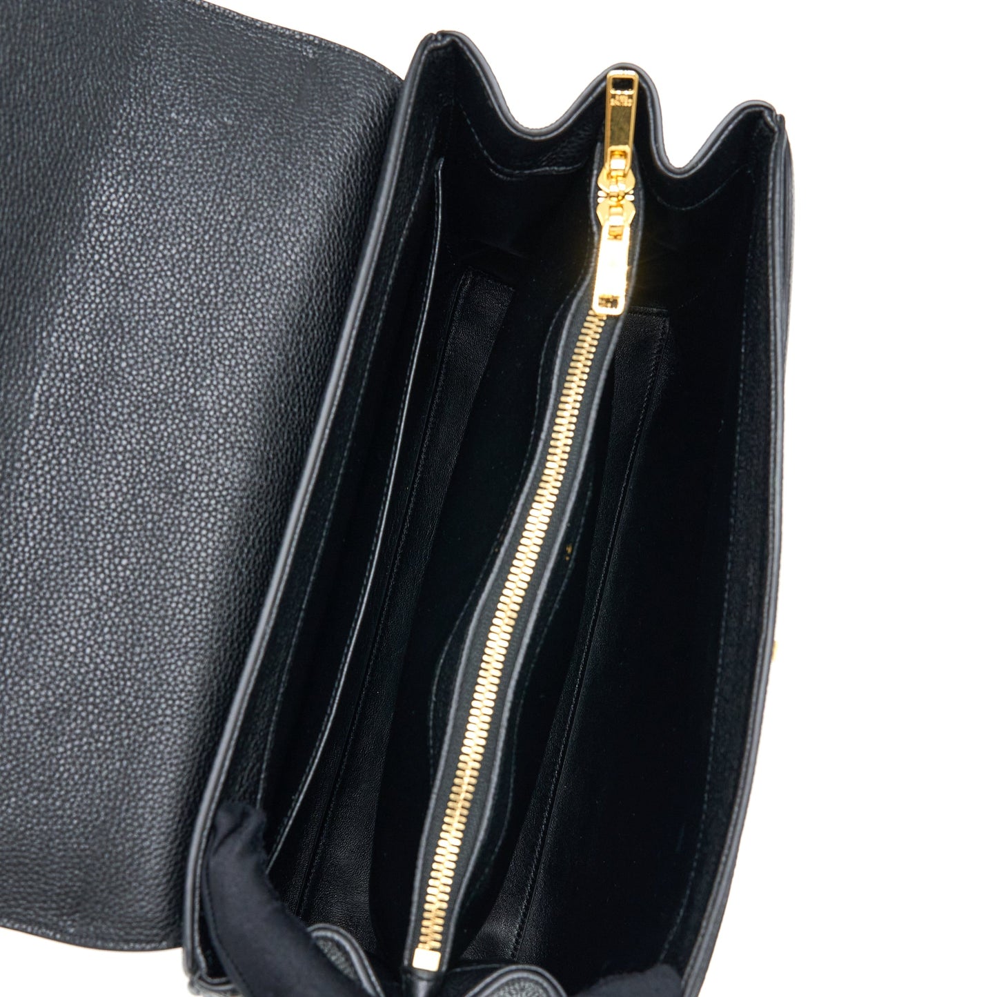 Celine 16 Bag Grained Calfskin Black