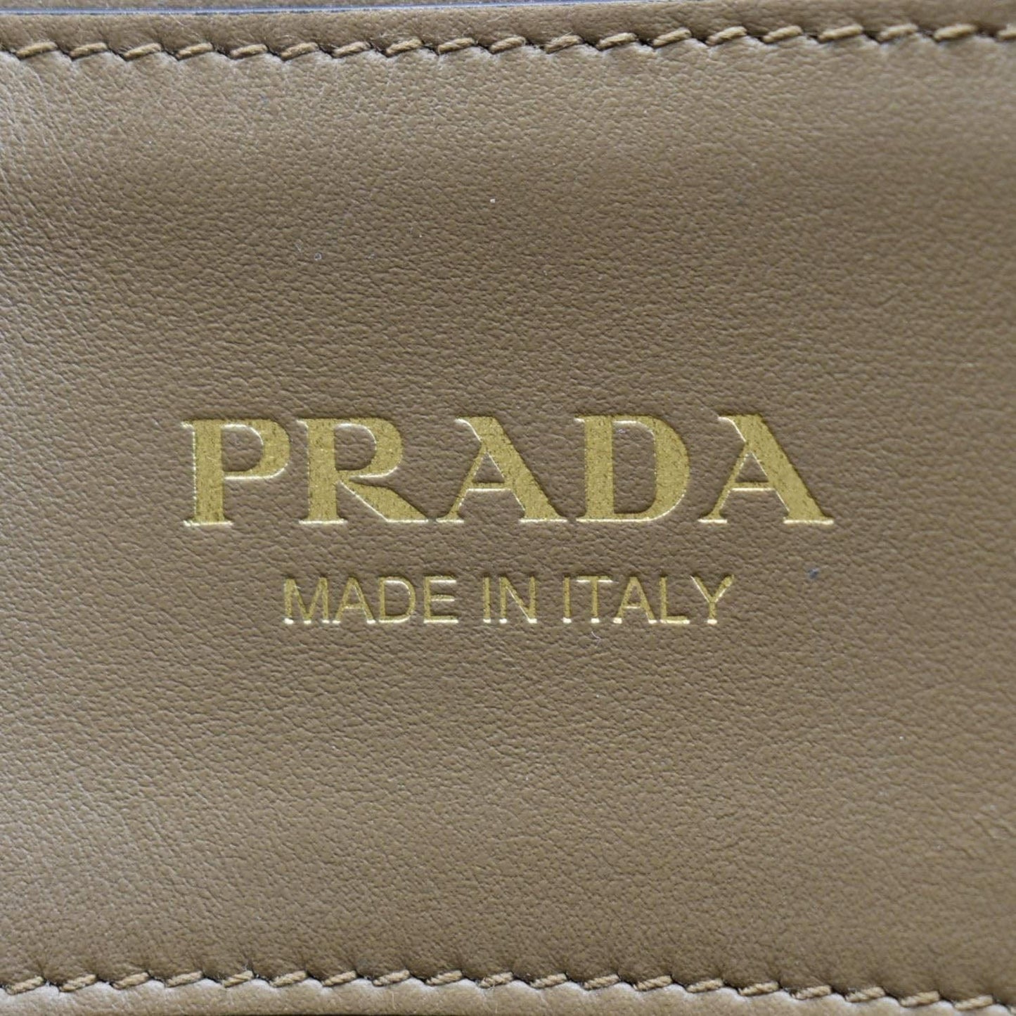 PRADA Triangolo Symbole Small Soft Leather Shoulder Bag Caramel