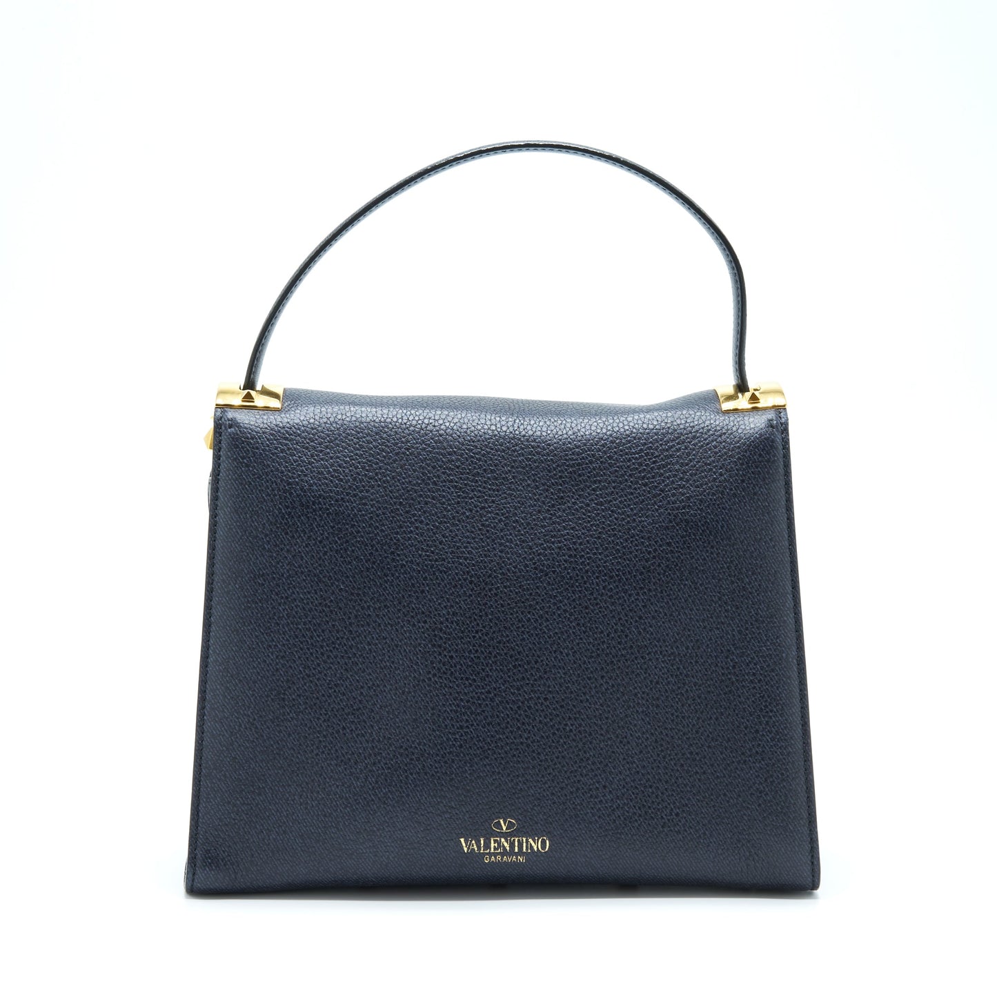 Valentino My Rockstud Tote Bag Navy GHW