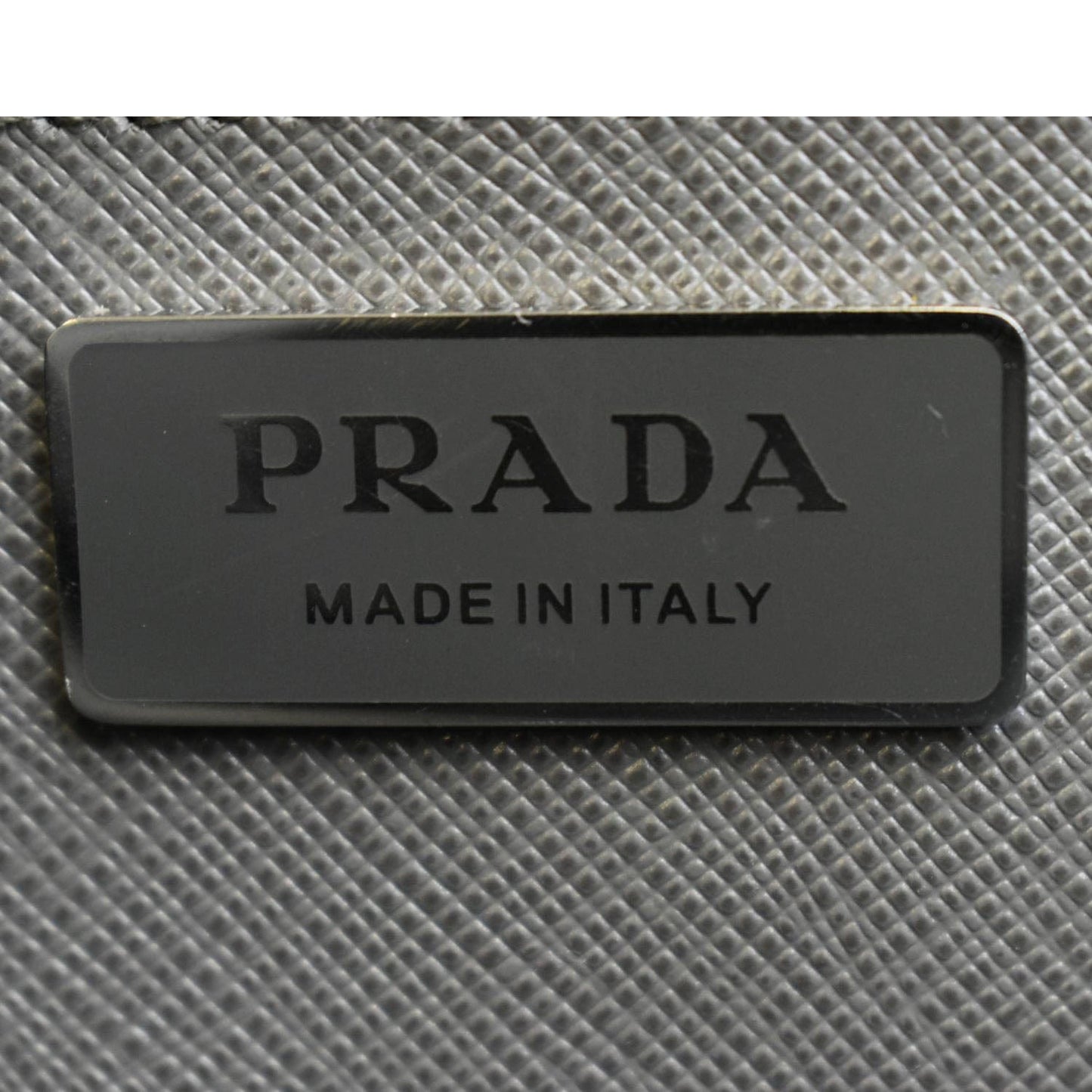 PRADA Galleria Double-Zip Medium Saffiano Leather Tote Bag Gray