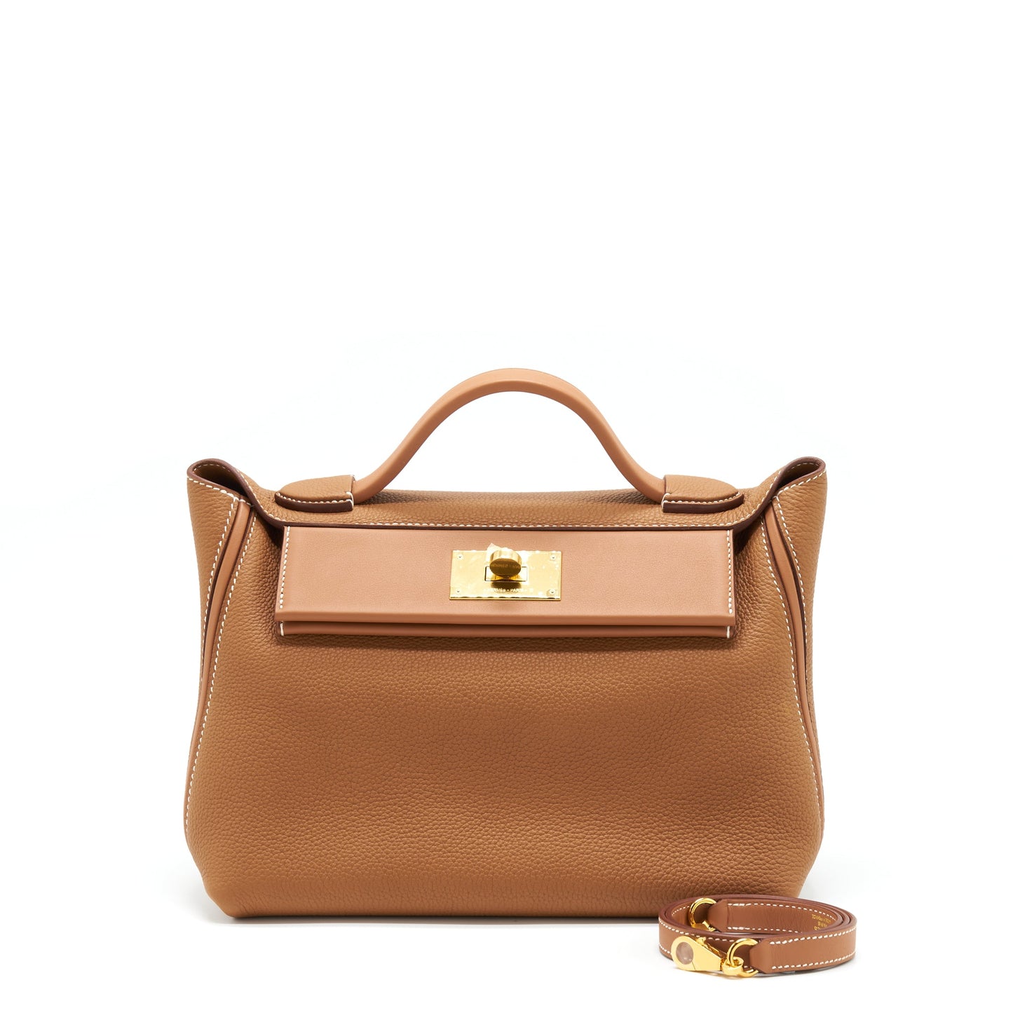 Hermes 2424 24/24 - 29 Bag Tuarillon Maurice And Swift Gold GHW Stamp U