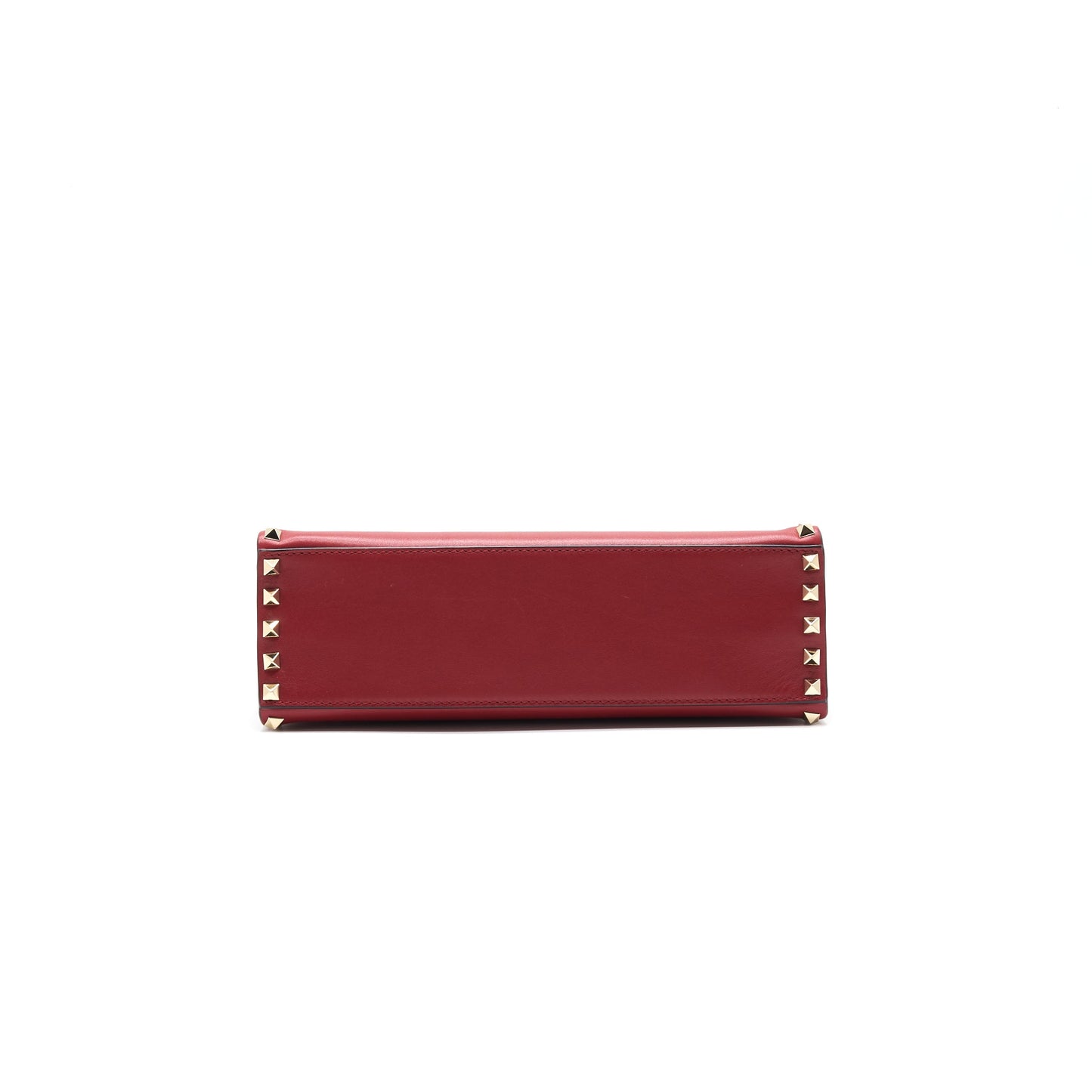 VALENTINO ROCKSTUD SINGLE HANDLE BAG RED