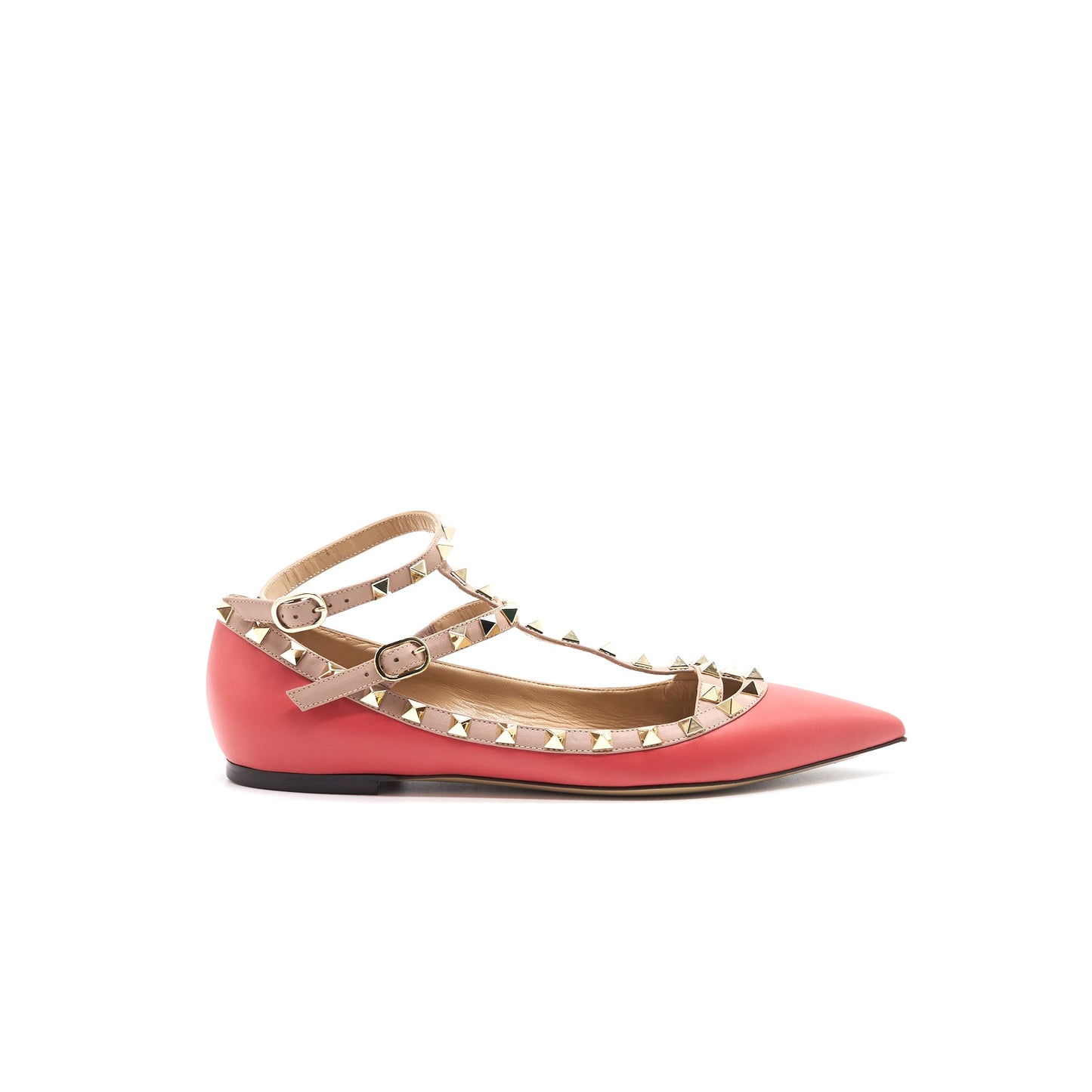 Valentino Garavani Rockstud Caged Ballet Flats size 39.5